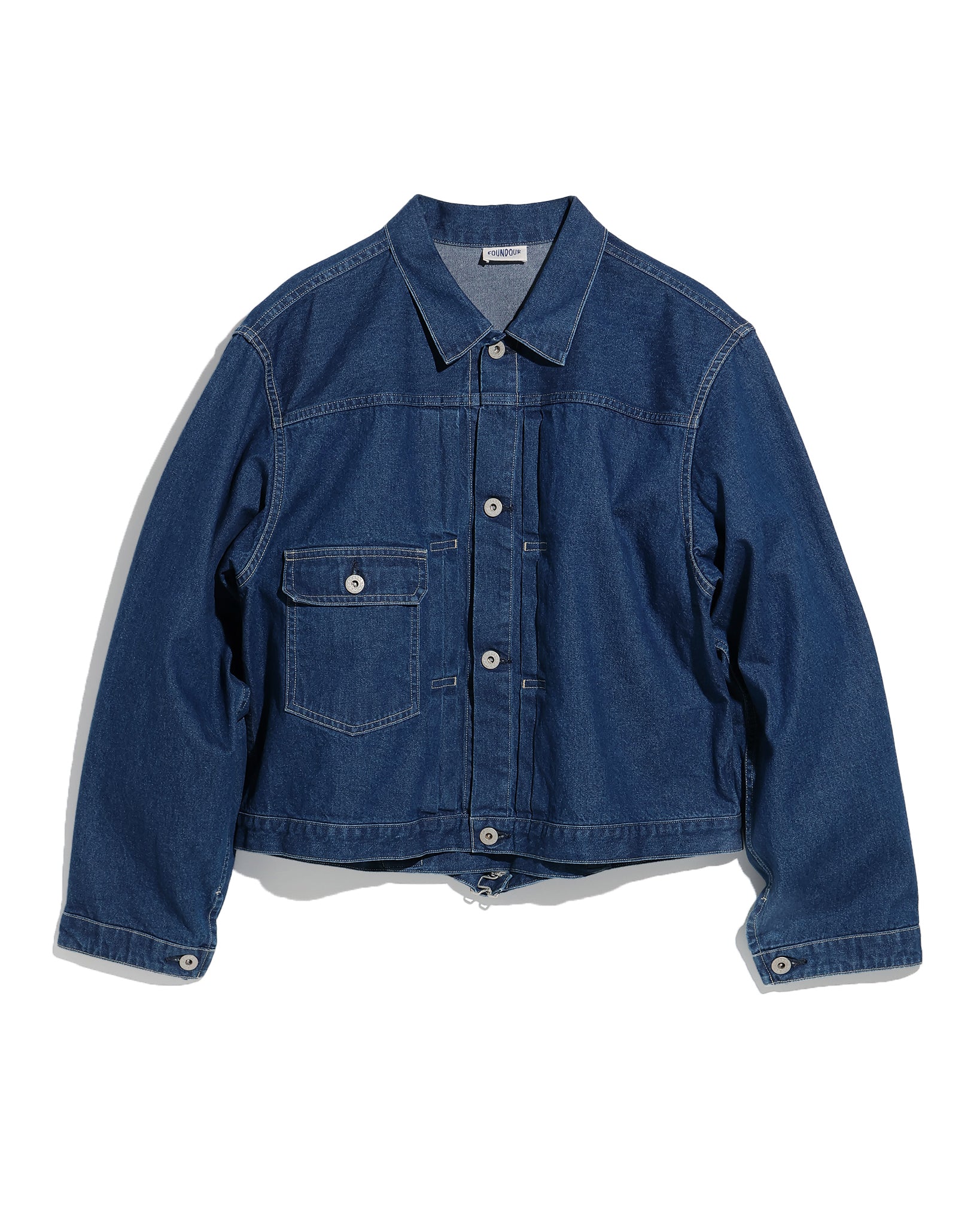 DENIM TRACKER JACKET(デニムトラッカージャケット)|FOUNDOUR(ファウンダ)ONLINE STORE