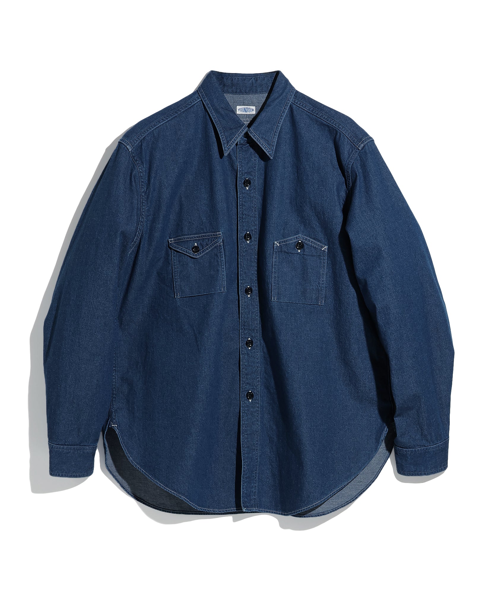 DENIM WORK SHIRT(デニムワークシャツ)|FOUNDOUR(ファウンダ)ONLINE STORE