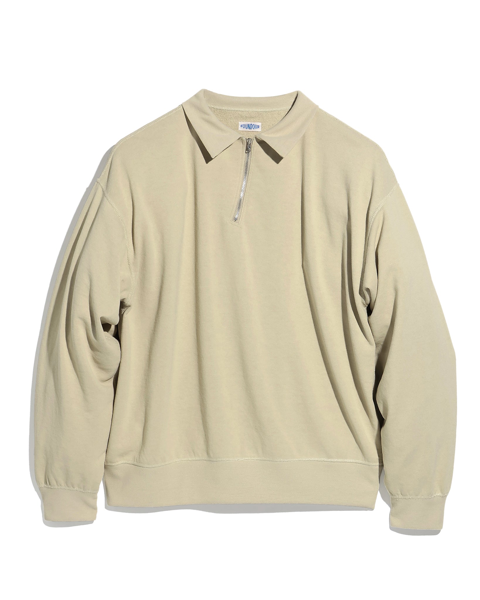 HALF ZIP LONG SLEEVE SHIRT(ハーフジップロングスリーブシャツ)|FOUNDOUR(ファウンダ)ONLINE STORE