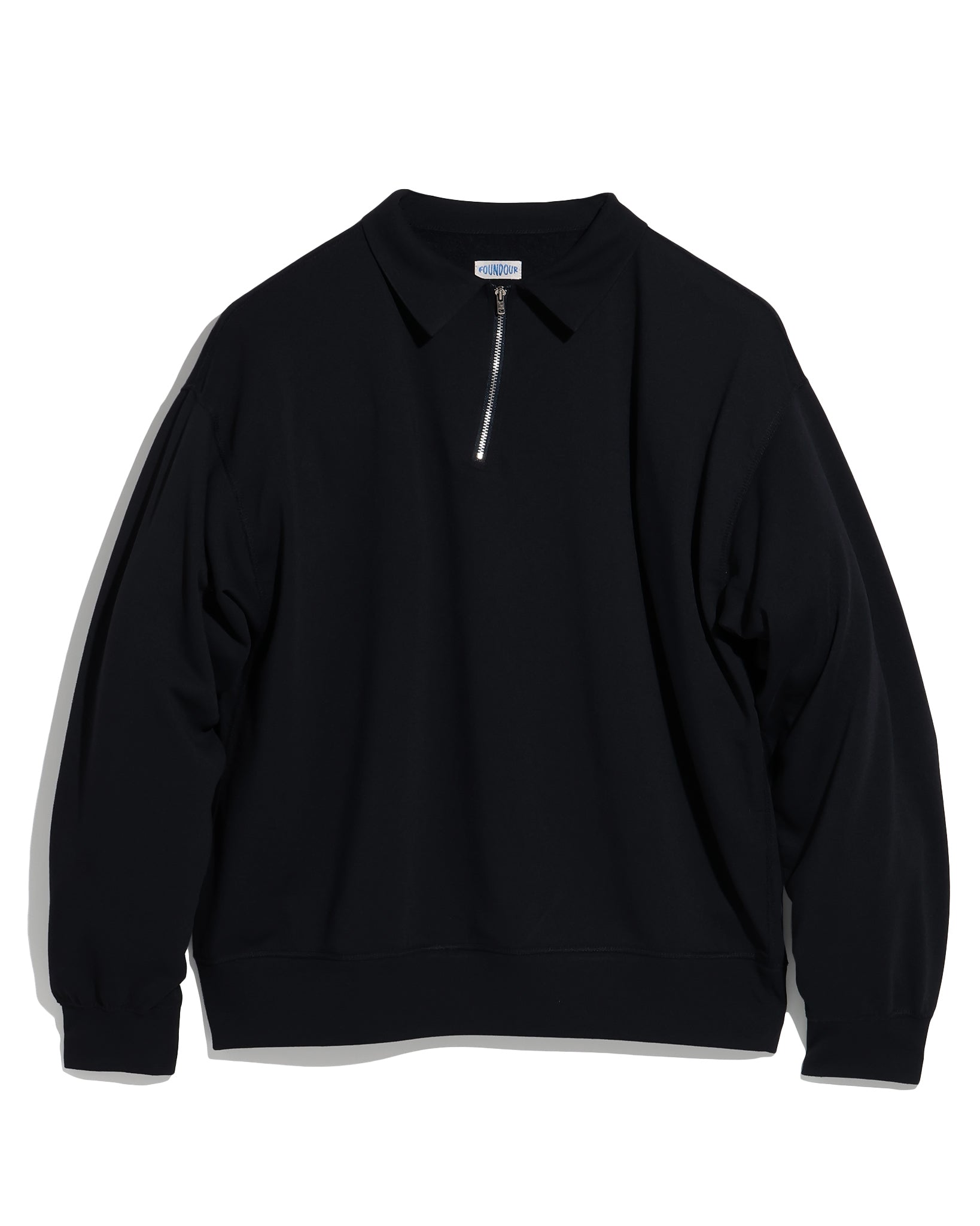 HALF ZIP LONG SLEEVE SHIRT(ハーフジップロングスリーブシャツ)|FOUNDOUR(ファウンダ)ONLINE STORE