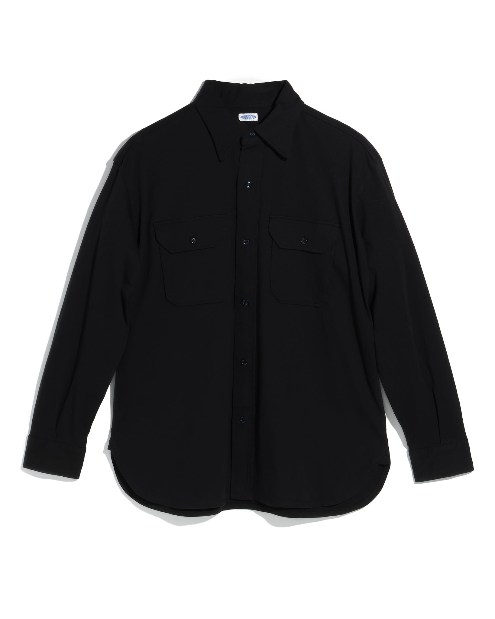 COTTON JERSEY SHIRT(コットンジャージーシャツ)|FOUNDOUR(ファウンダ)ONLINE STORE