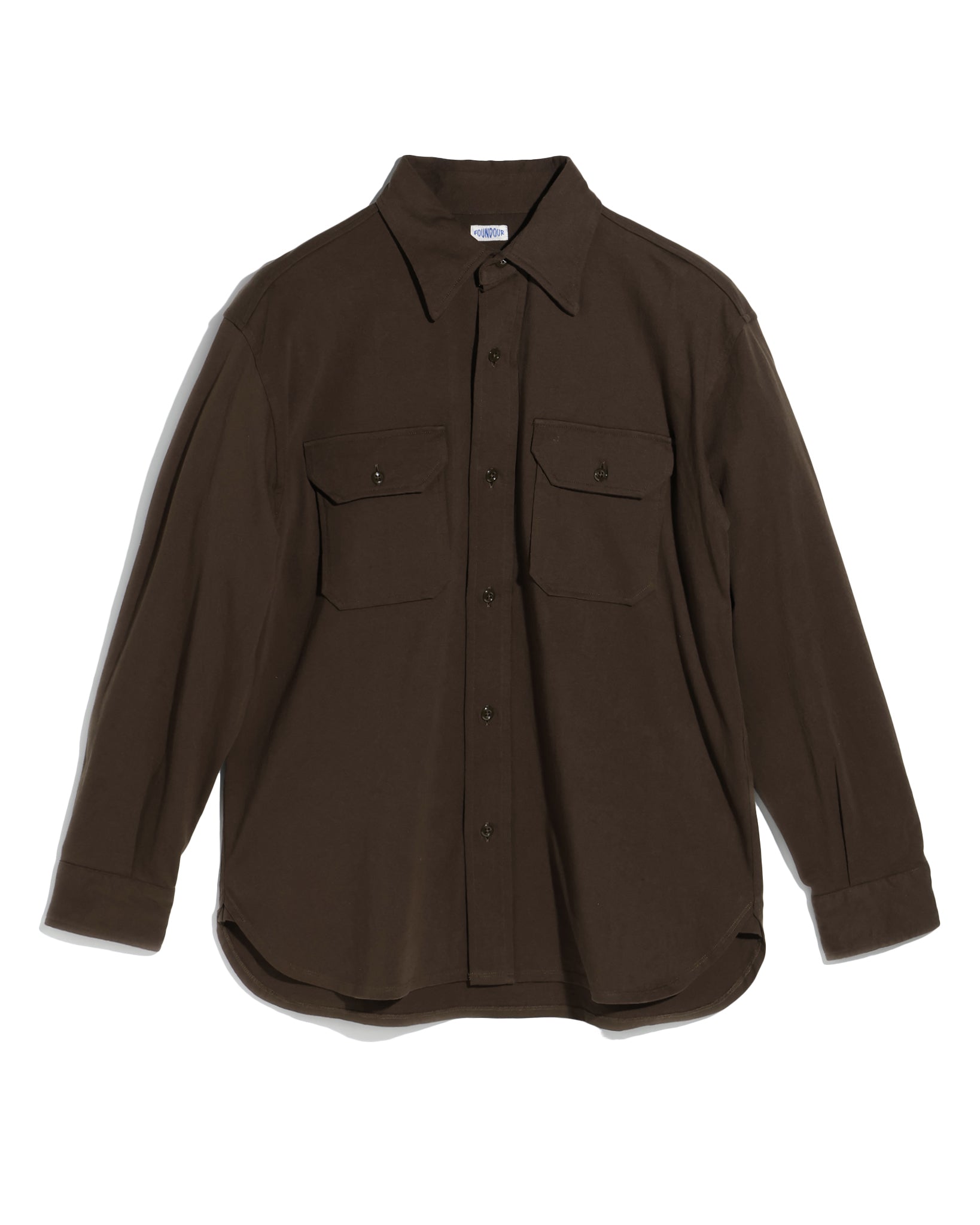 COTTON JERSEY SHIRT(コットンジャージーシャツ)|FOUNDOUR(ファウンダ)ONLINE STORE