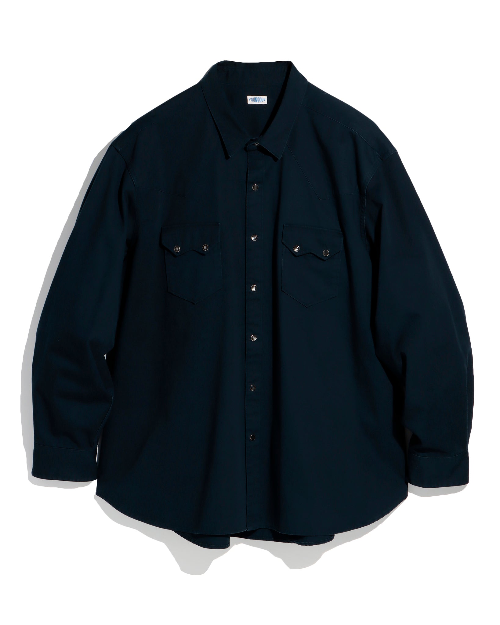 COTTON HERRINGBONE WESTERN SHIRT(コットンヘリンボーンウエスタンシャツ)|FOUNDOUR(ファウンダ)ONLINE STORE