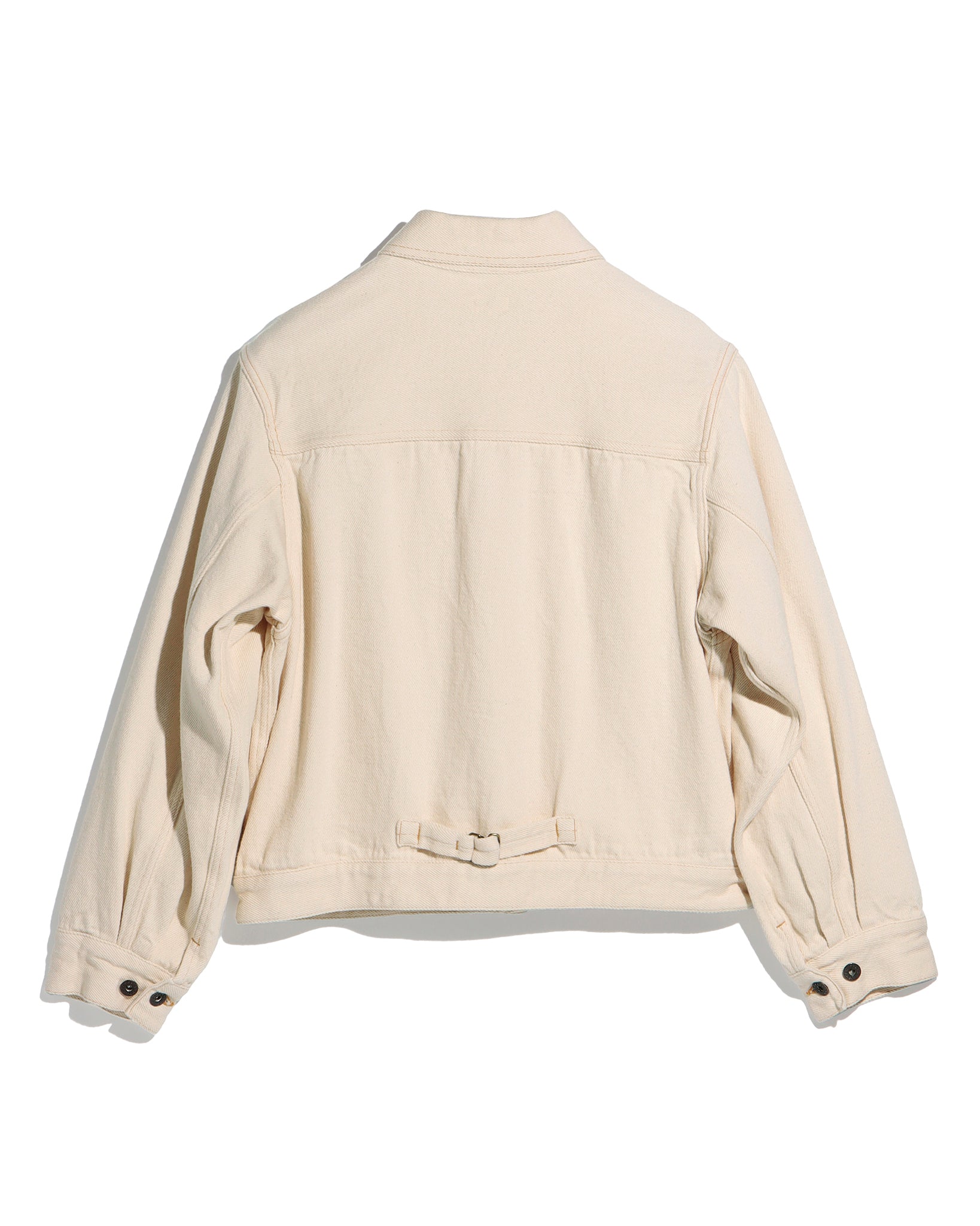 LOOSELY WOVEN DENIM ZIP UP BLOUSON(ルーズリーウーヴンデニムジップアップブルゾン)|FOUNDOUR(ファウンダ)ONLINE STORE