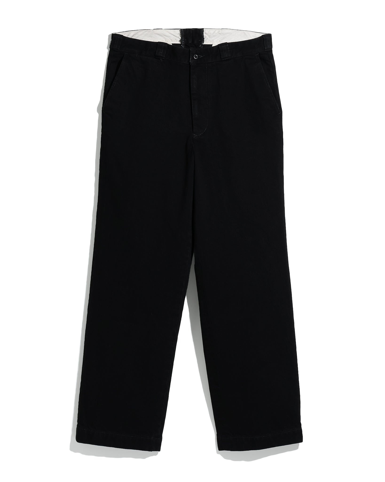 パンツ Foundour 26SS BLACK DENIM TROUSERS BLACK DENIM TROUSERS（ブラックデニムトラウザーズ）｜FOUNDOUR