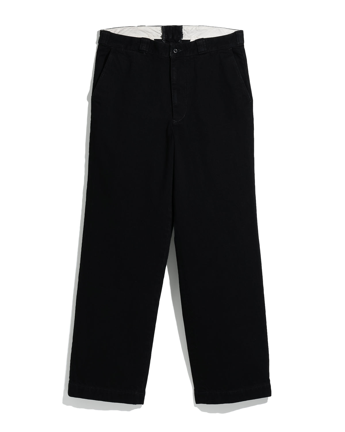 BLACK DENIM TROUSERS（ブラックデニムトラウザーズ）｜FOUNDOUR 