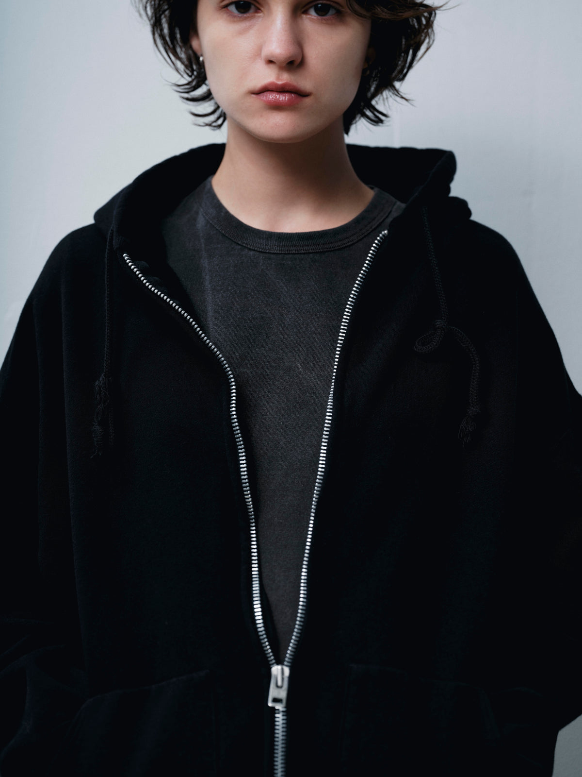 COTTON FRENCH TERRY ZIP UP HOODIE(コットンフレンチテリージップアップフーディー)|FOUNDOUR(ファウンダ)ONLINE STORE