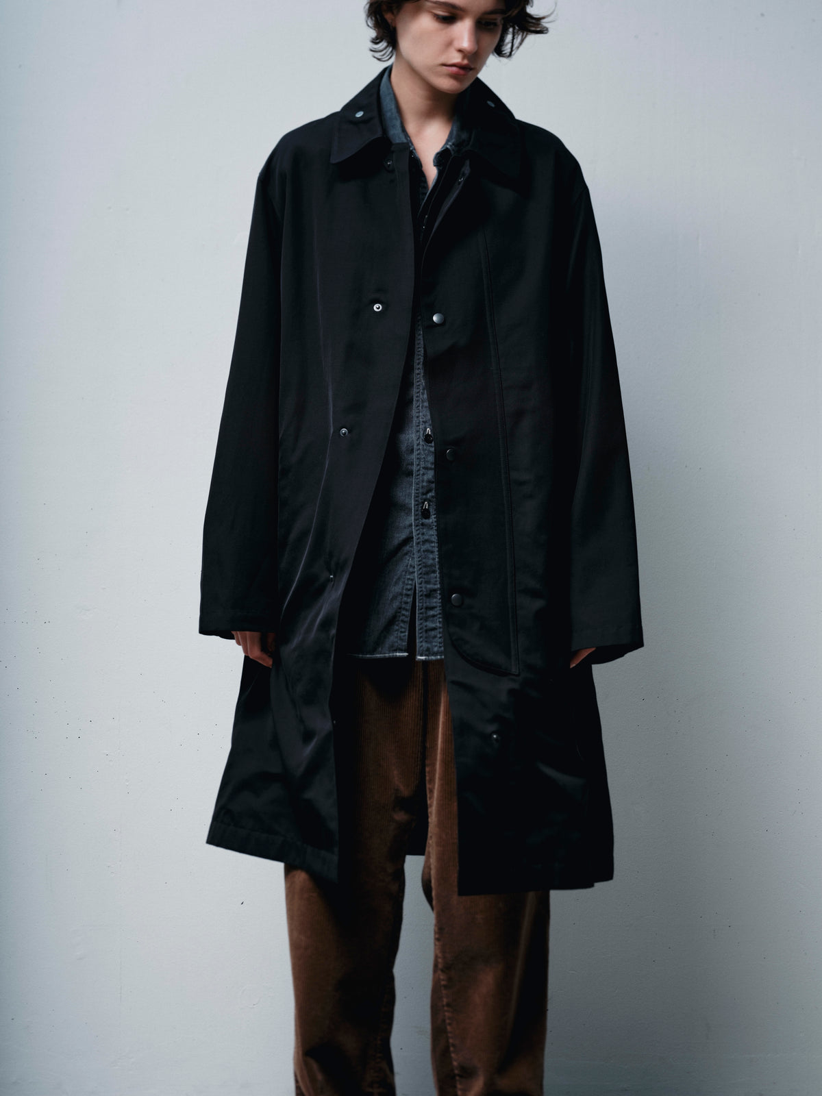 COTTON VISCOSE OVERCOAT(コットンビスコースオーバーコート)|FOUNDOUR(ファウンダ)ONLINE STORE