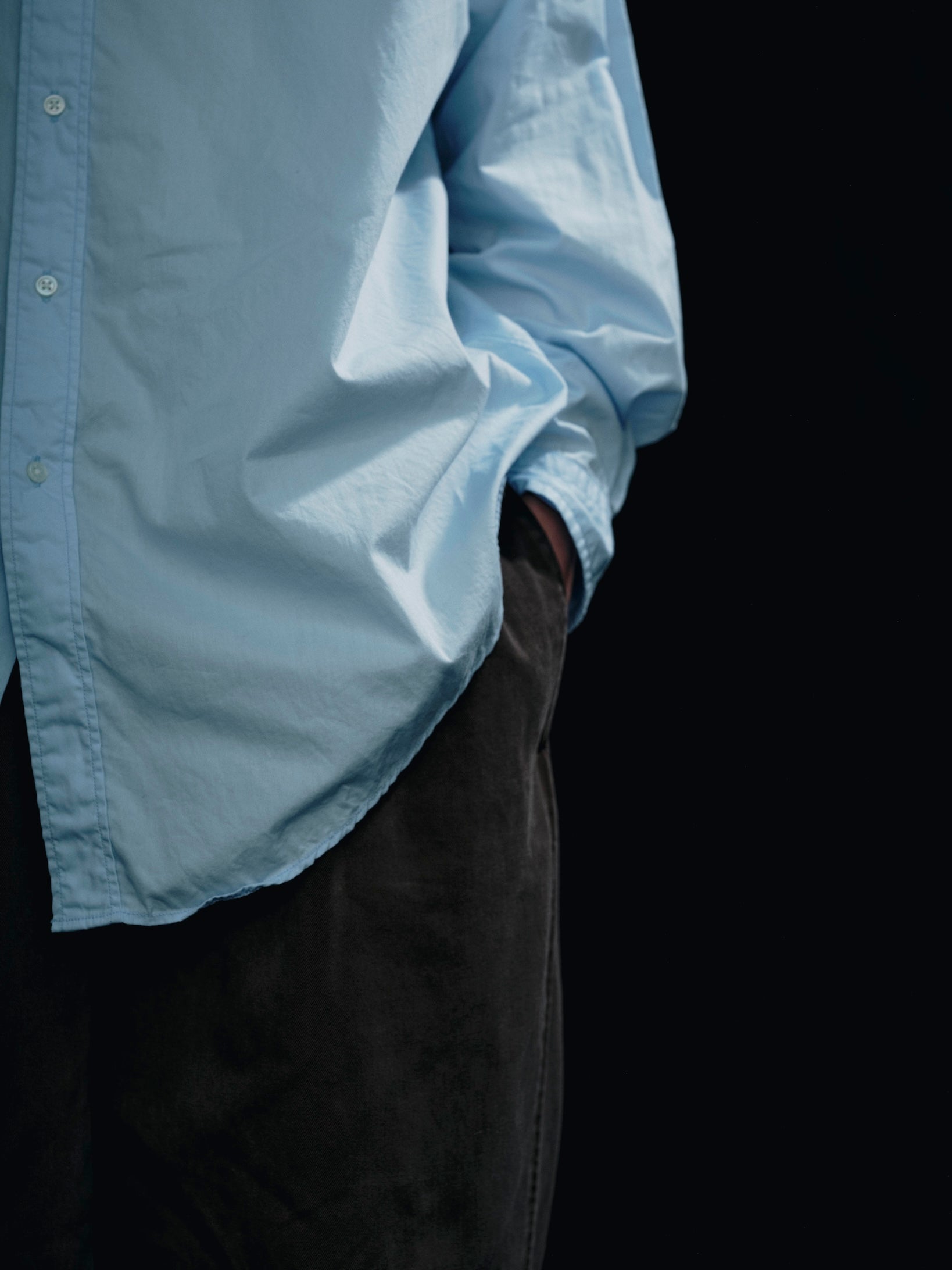 COTTON BROAD REGULAR COLLAR SHIRT(コットンブロードレギュラーカラーシャツ)|FOUNDOUR(ファウンダ)ONLINE STORE