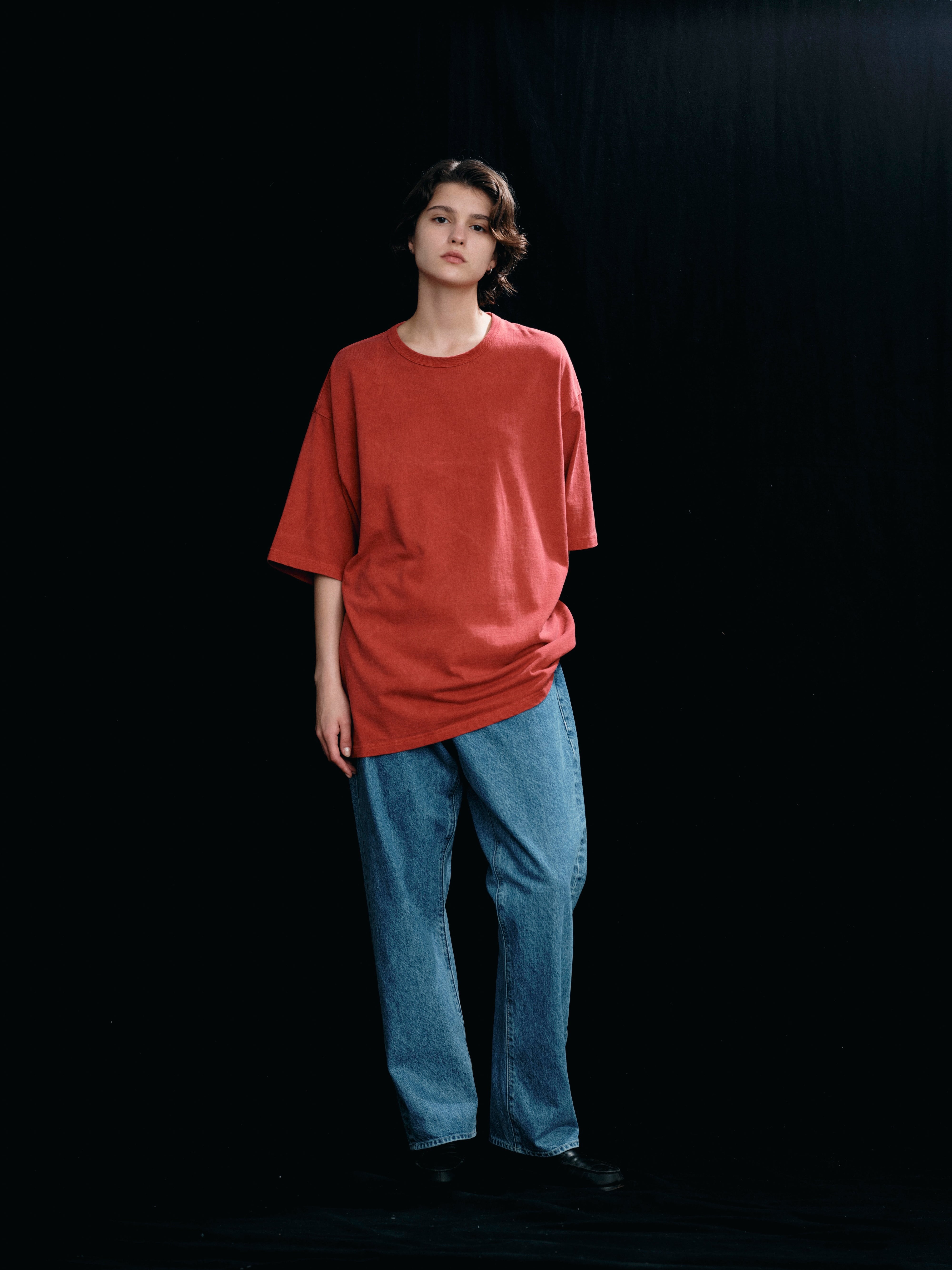 COTTON BD FADE SHORT SLEEVE TEE(コットンボタンダウンショートスリーブTシャツ)|FOUNDOUR(ファウンダ)ONLINE STORE