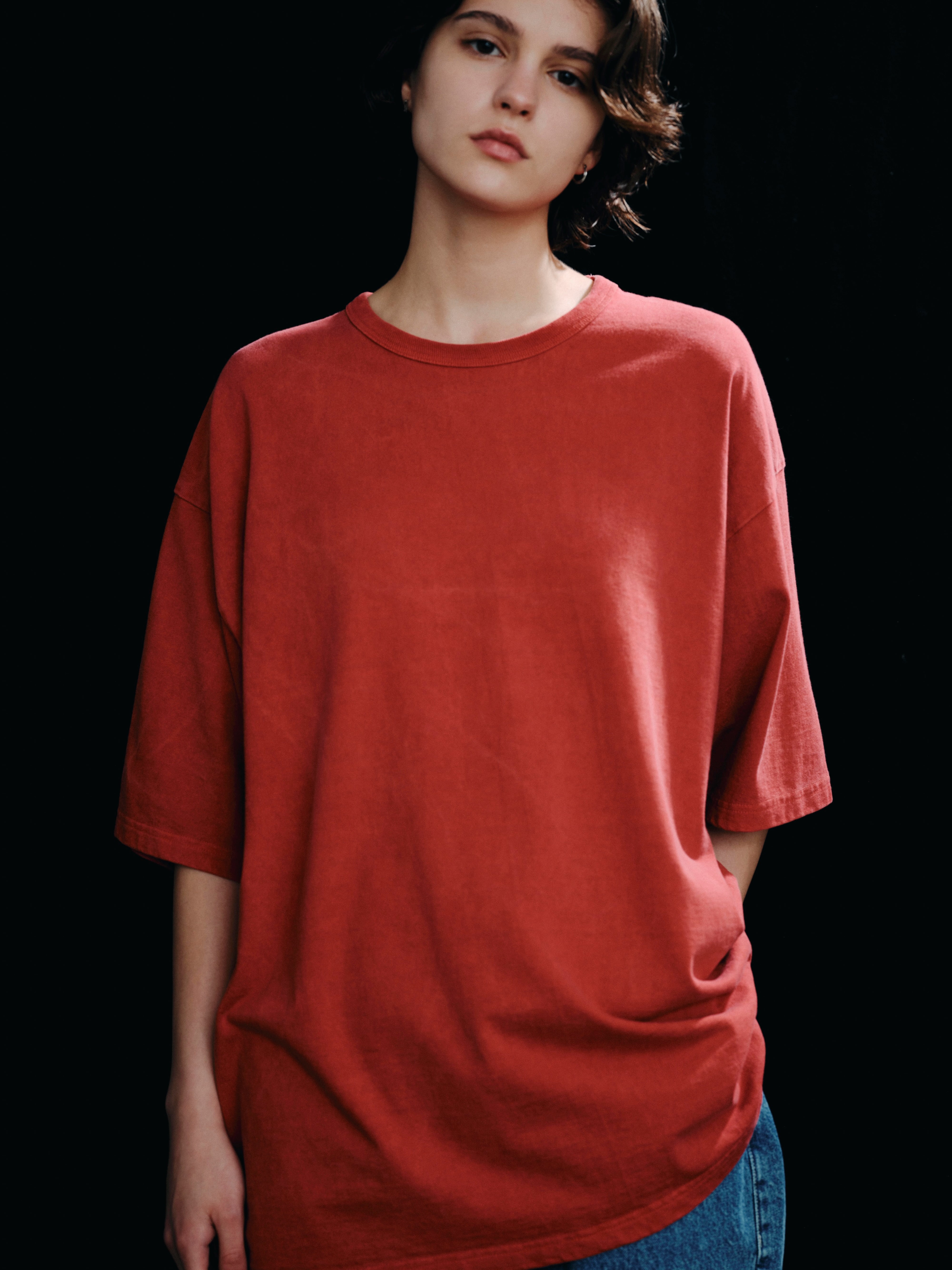 COTTON BD FADE SHORT SLEEVE TEE(コットンボタンダウンショートスリーブTシャツ)|FOUNDOUR(ファウンダ)ONLINE STORE