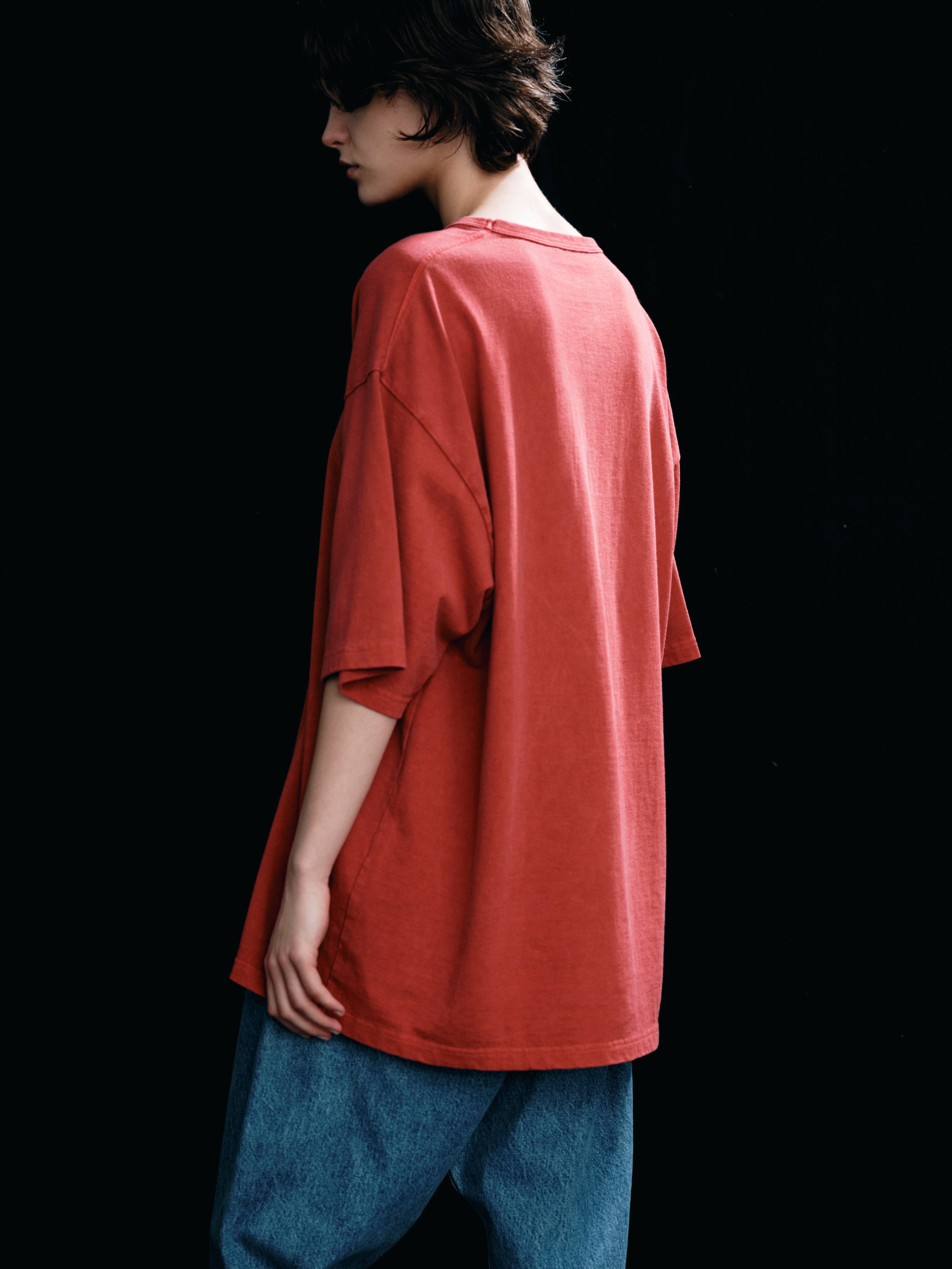 COTTON BD FADE SHORT SLEEVE TEE(コットンボタンダウンショートスリーブTシャツ)|FOUNDOUR(ファウンダ)ONLINE STORE