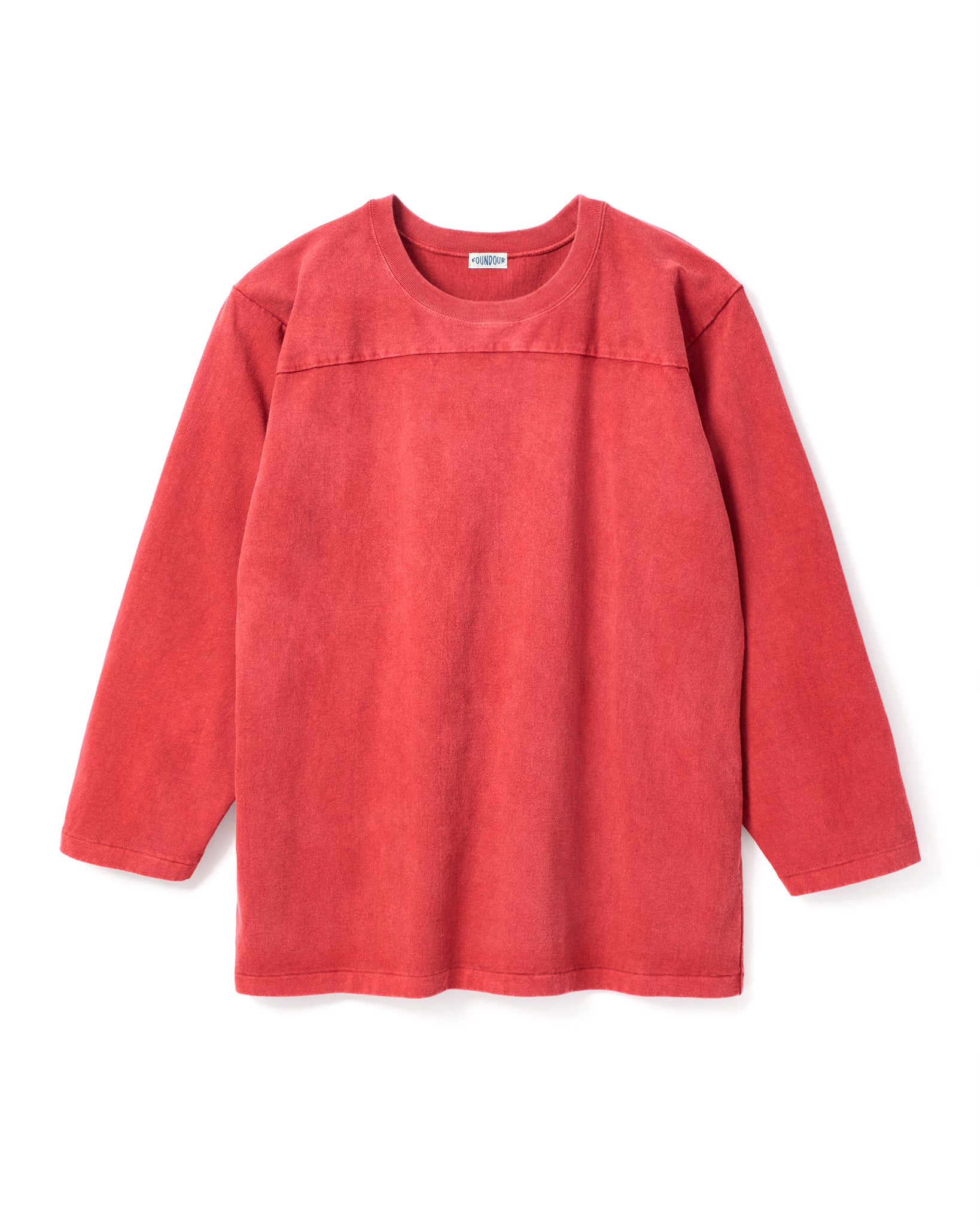 COTTON BD FADE FOOTBALL TEE(コットンボタンダウンフェードフットボールTシャツ)|FOUNDOUR(ファウンダ)ONLINE STORE