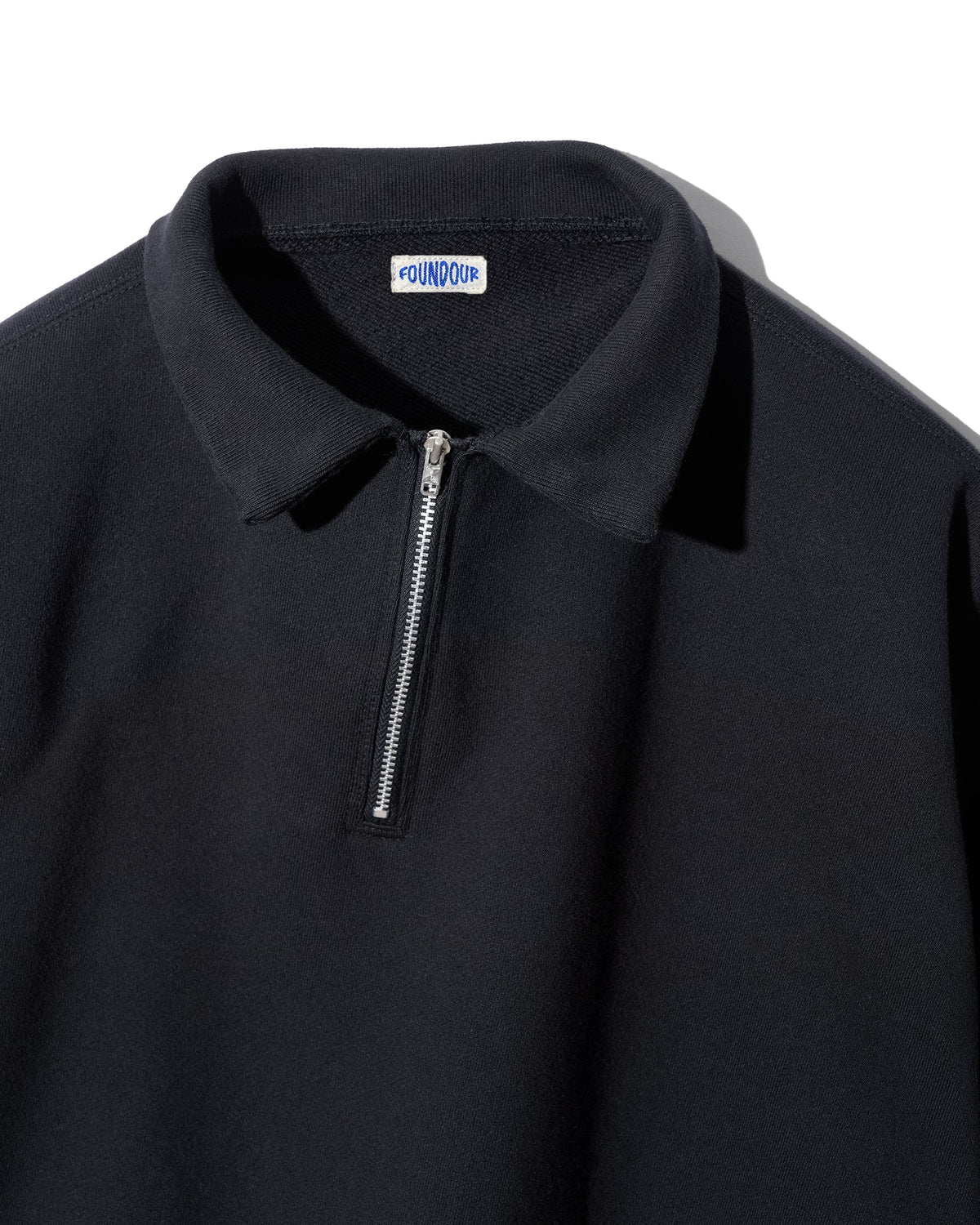COTTON FRENCH TERRY HALF ZIP SHIRT(コットンフレンチハーフジップシャツ)|FOUNDOUR(ファウンダ)ONLINE STORE