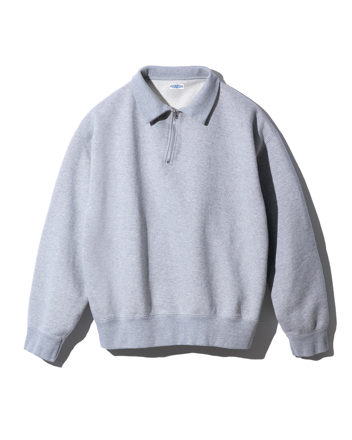COTTON FRENCH TERRY HALF ZIP SHIRT(コットンフレンチハーフジップシャツ)|FOUNDOUR(ファウンダ)ONLINE STORE