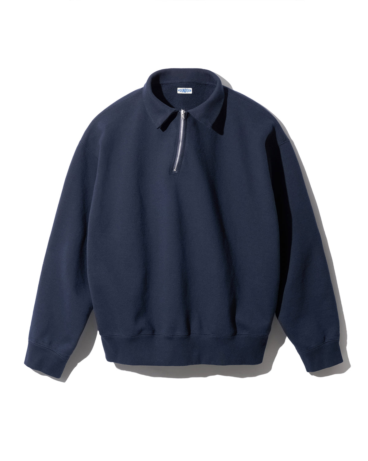 COTTON FRENCH TERRY HALF ZIP SHIRT(コットンフレンチハーフジップシャツ)|FOUNDOUR(ファウンダ)ONLINE STORE