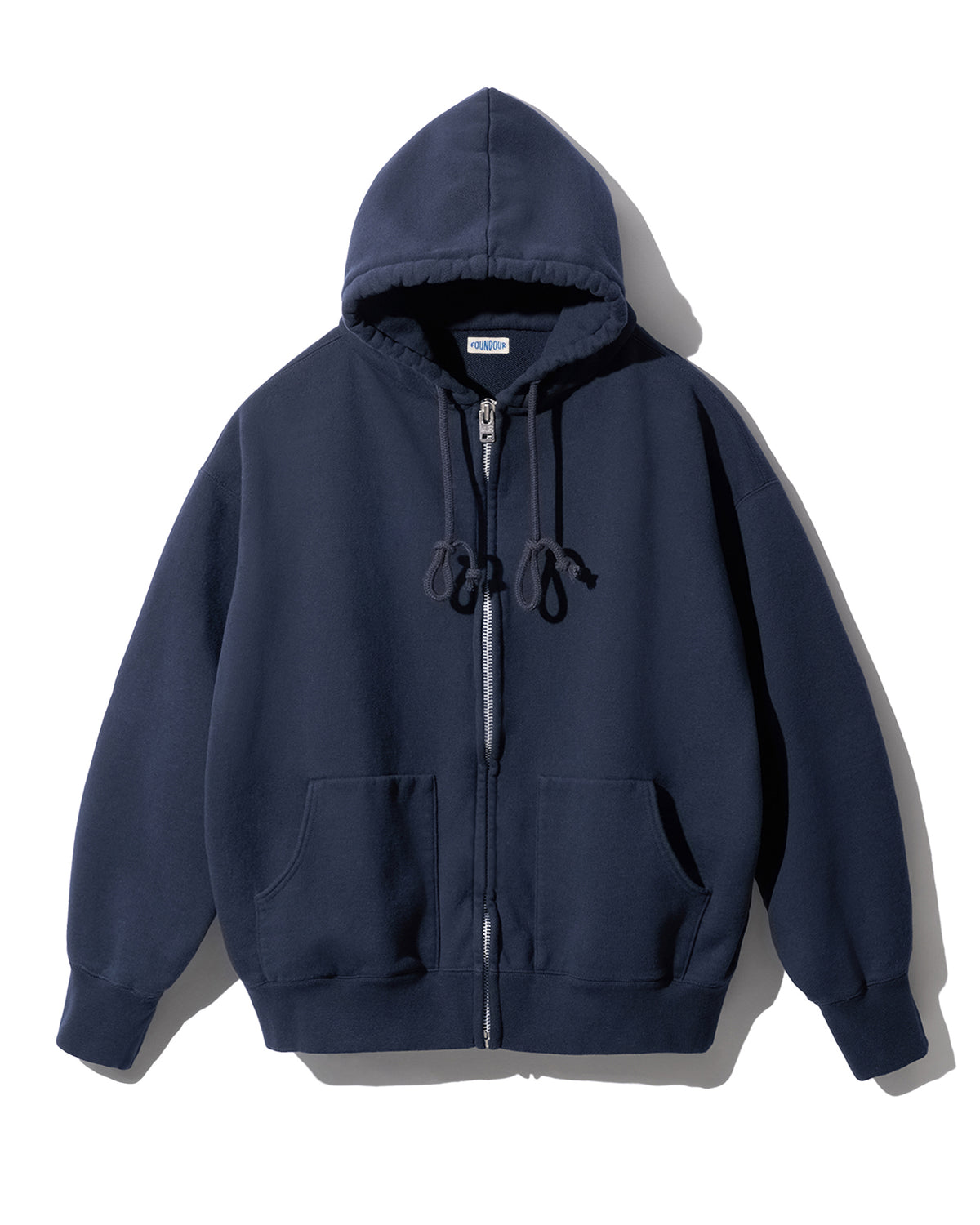 COTTON FRENCH TERRY ZIP UP HOODIE(コットンフレンチテリージップアップフーディー)|FOUNDOUR(ファウンダ)ONLINE STORE