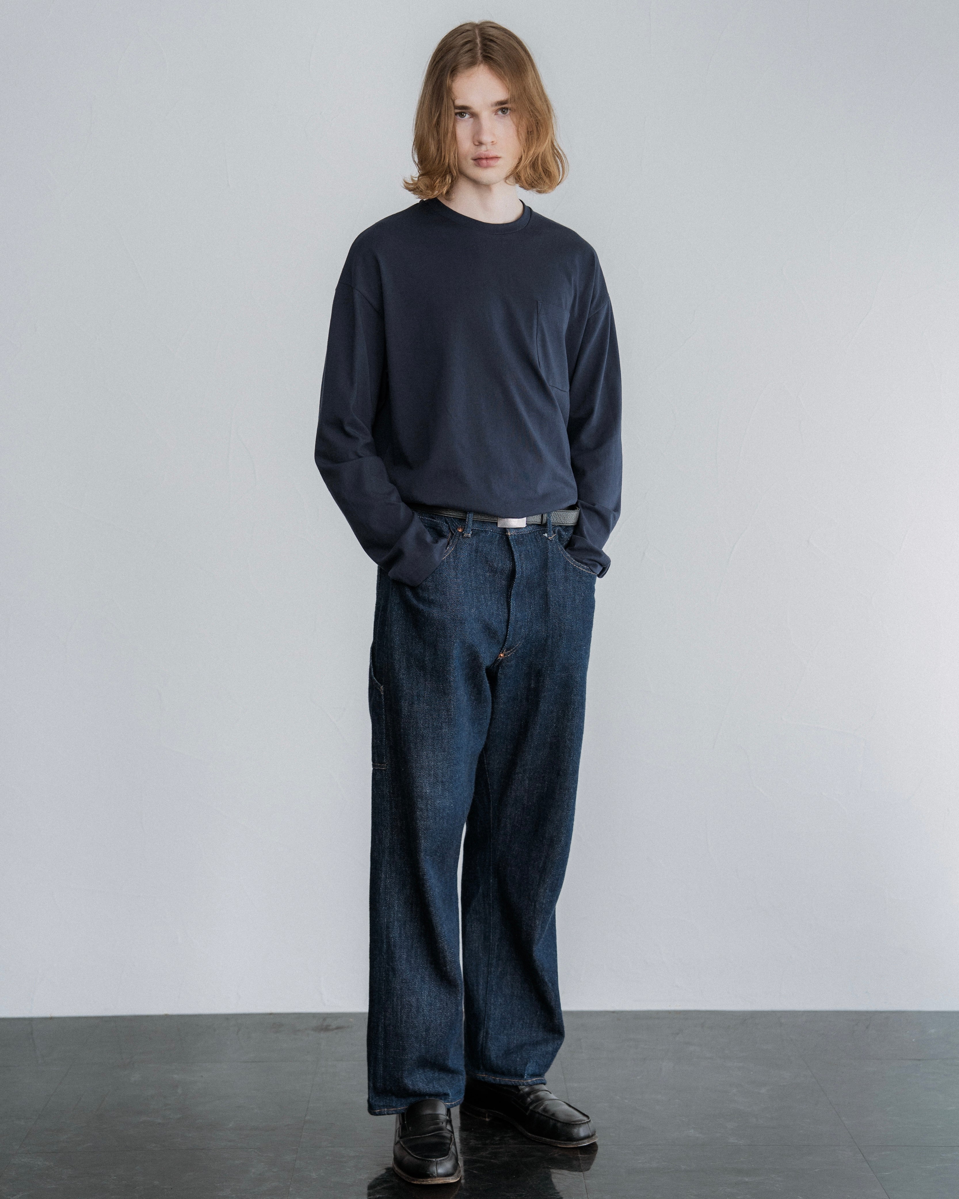 COTTON POCKET LONG SLEEVE TEE(コットンポケットロングスリーブTシャツ)|FOUNDOUR(ファウンダ)ONLINE STORE