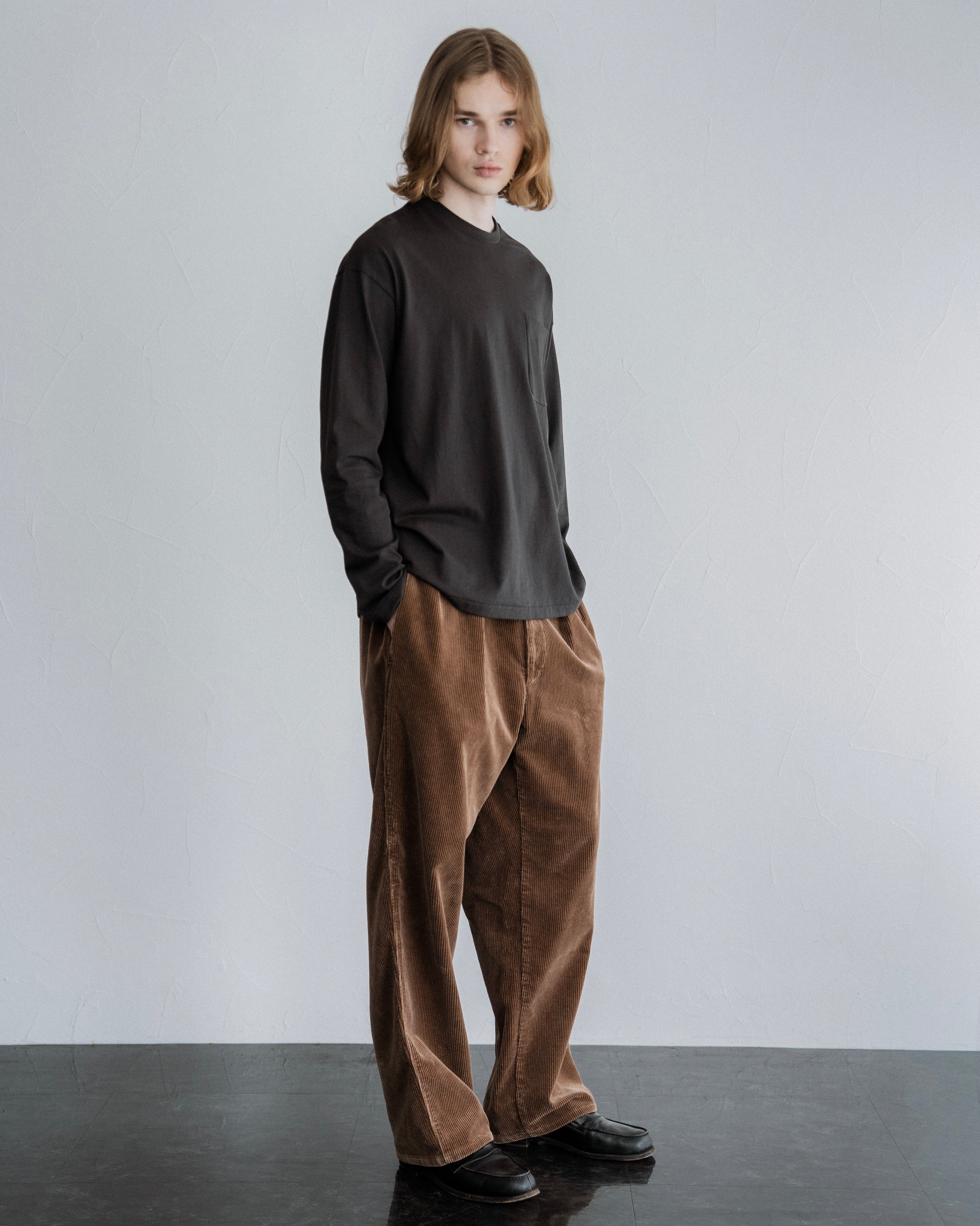 COTTON POCKET LONG SLEEVE TEE(コットンポケットロングスリーブTシャツ)|FOUNDOUR(ファウンダ)ONLINE STORE