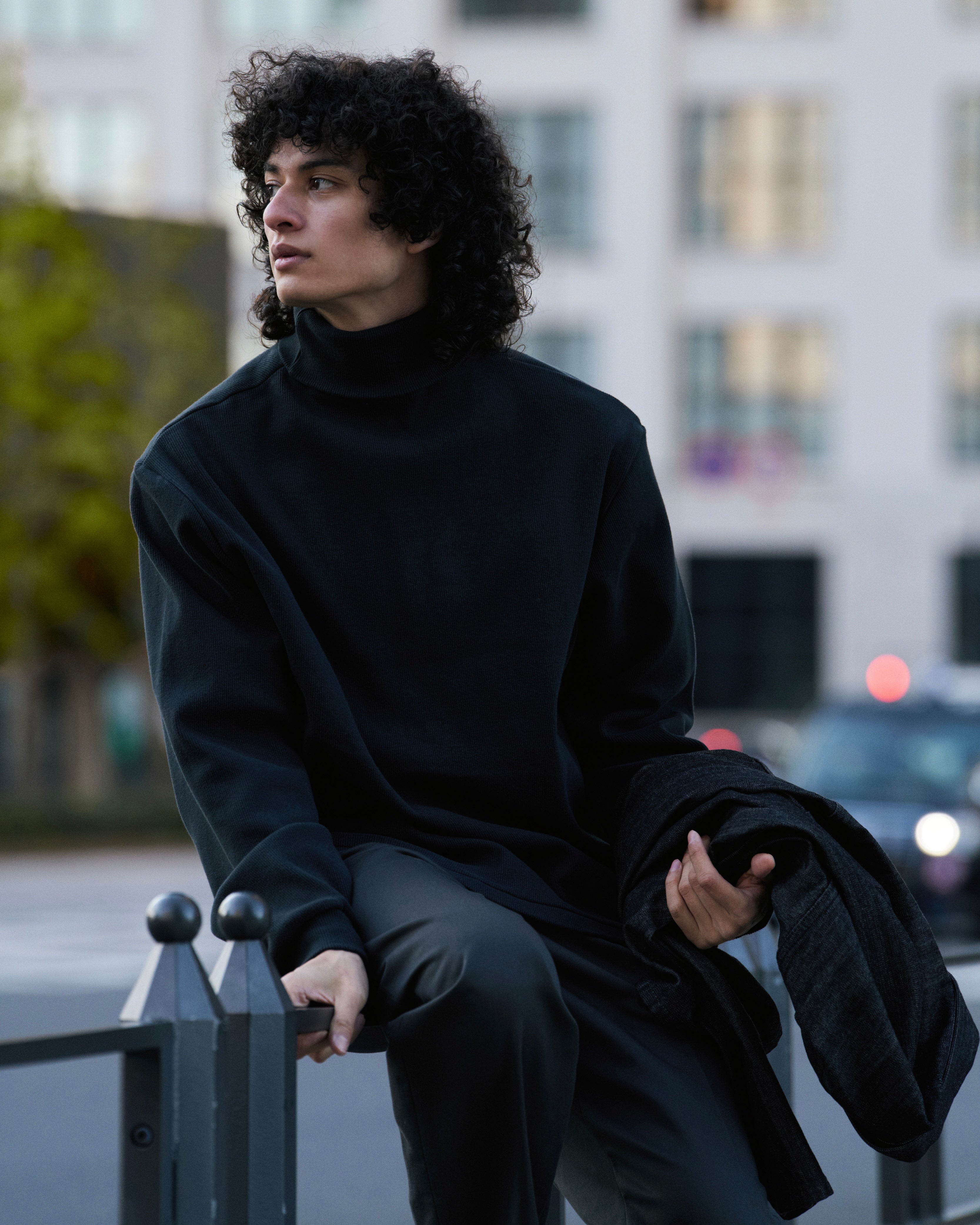 MOCK NECK LONG SLEEVE SHIRT(モックネックロングスリーブシャツ)|FOUNDOUR(ファウンダ)ONLINE STORE