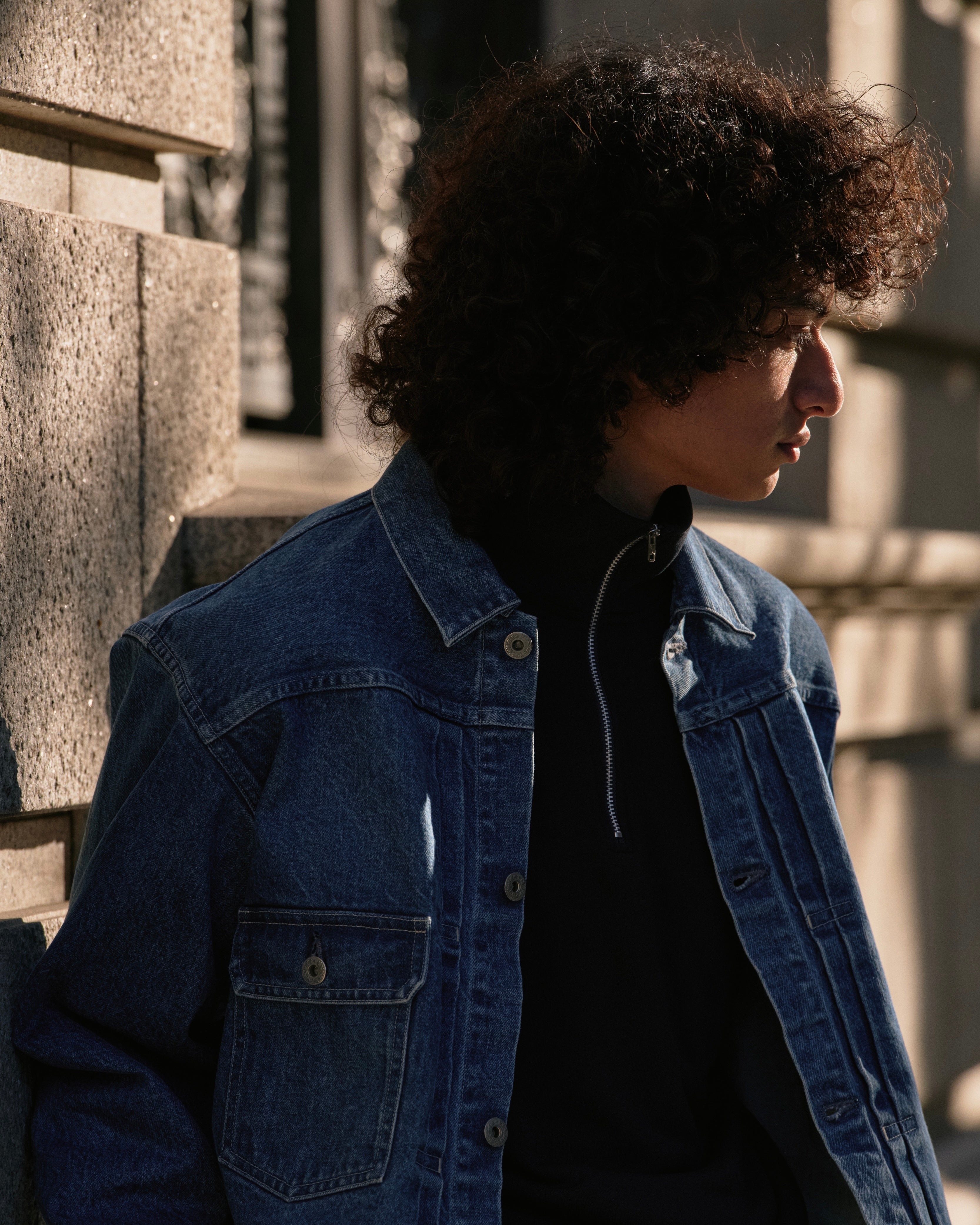 POLYESTER HALF ZIP LONG SLEEVE SHIRT(ポリエステルハーフジップロングスリーブシャツ)|FOUNDOUR(ファウンダ)ONLINE STORE