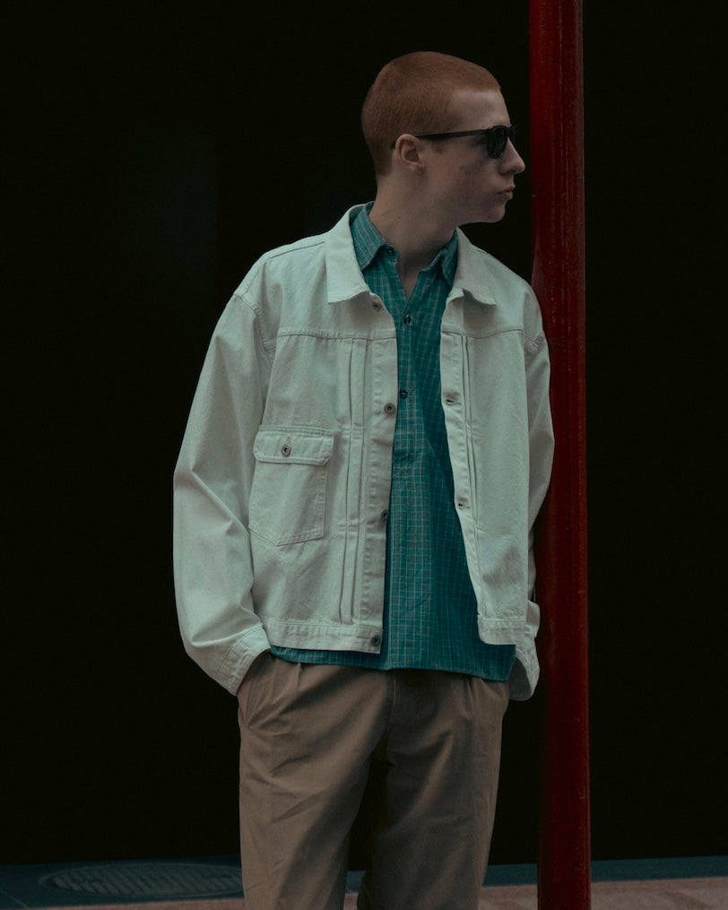 DENIM TRACKER JACKET(デニムトラッカージャケット)|FOUNDOUR(ファウンダ)ONLINE STORE