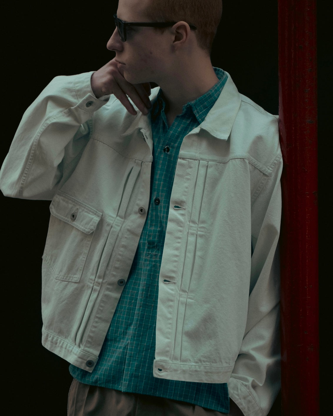 DENIM TRACKER JACKET(デニムトラッカージャケット)|FOUNDOUR(ファウンダ)ONLINE STORE