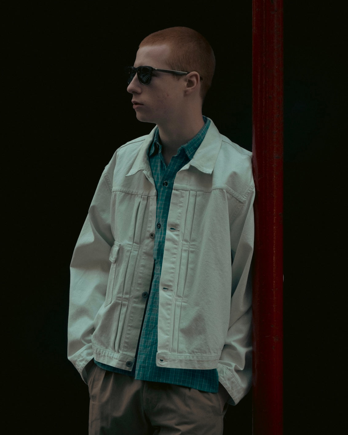 DENIM TRACKER JACKET(デニムトラッカージャケット)|FOUNDOUR(ファウンダ)ONLINE STORE