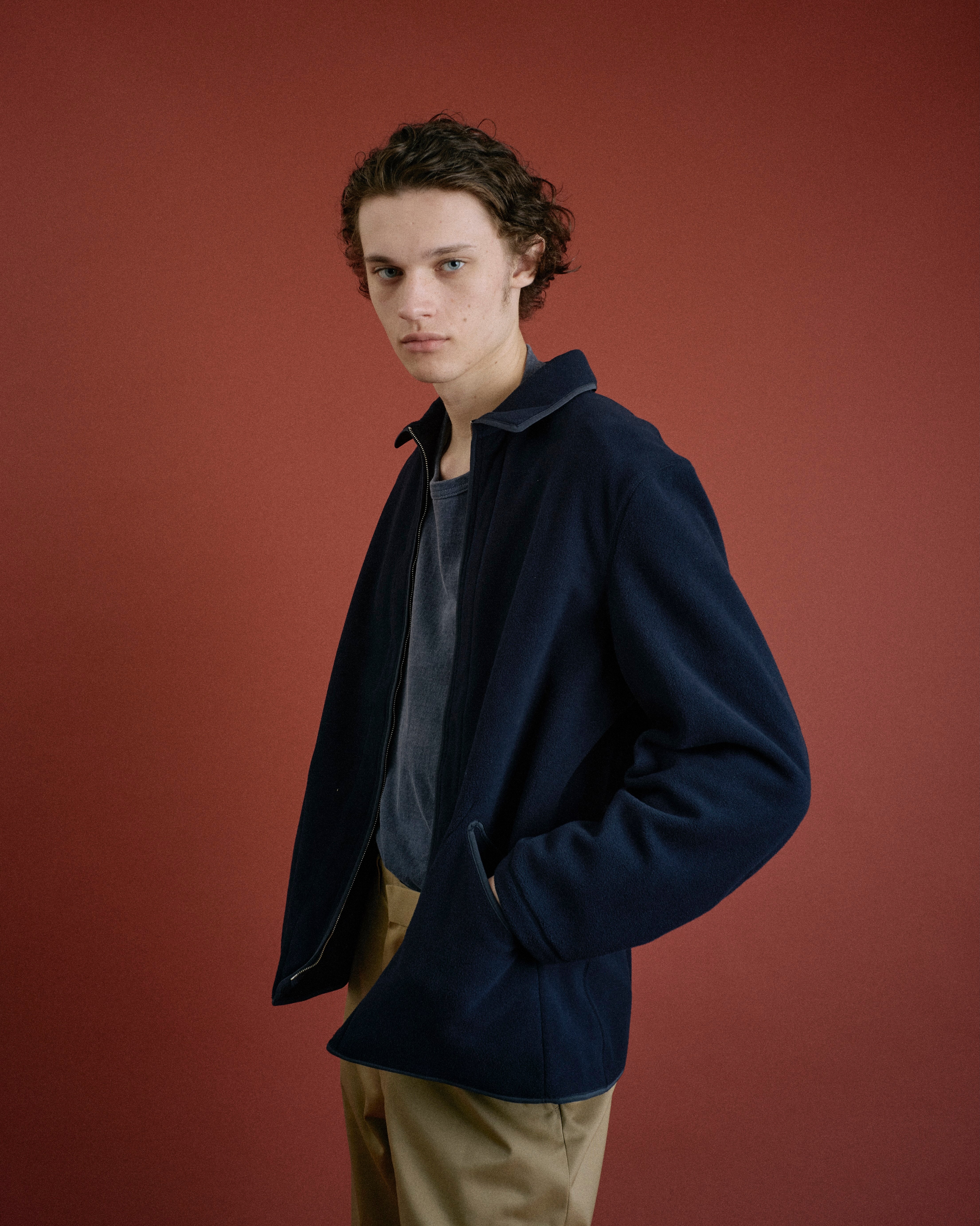 FLEECE ZIP BLOUSON(フリースジップブルゾン)|FOUNDOUR(ファウンダ)ONLINE STORE