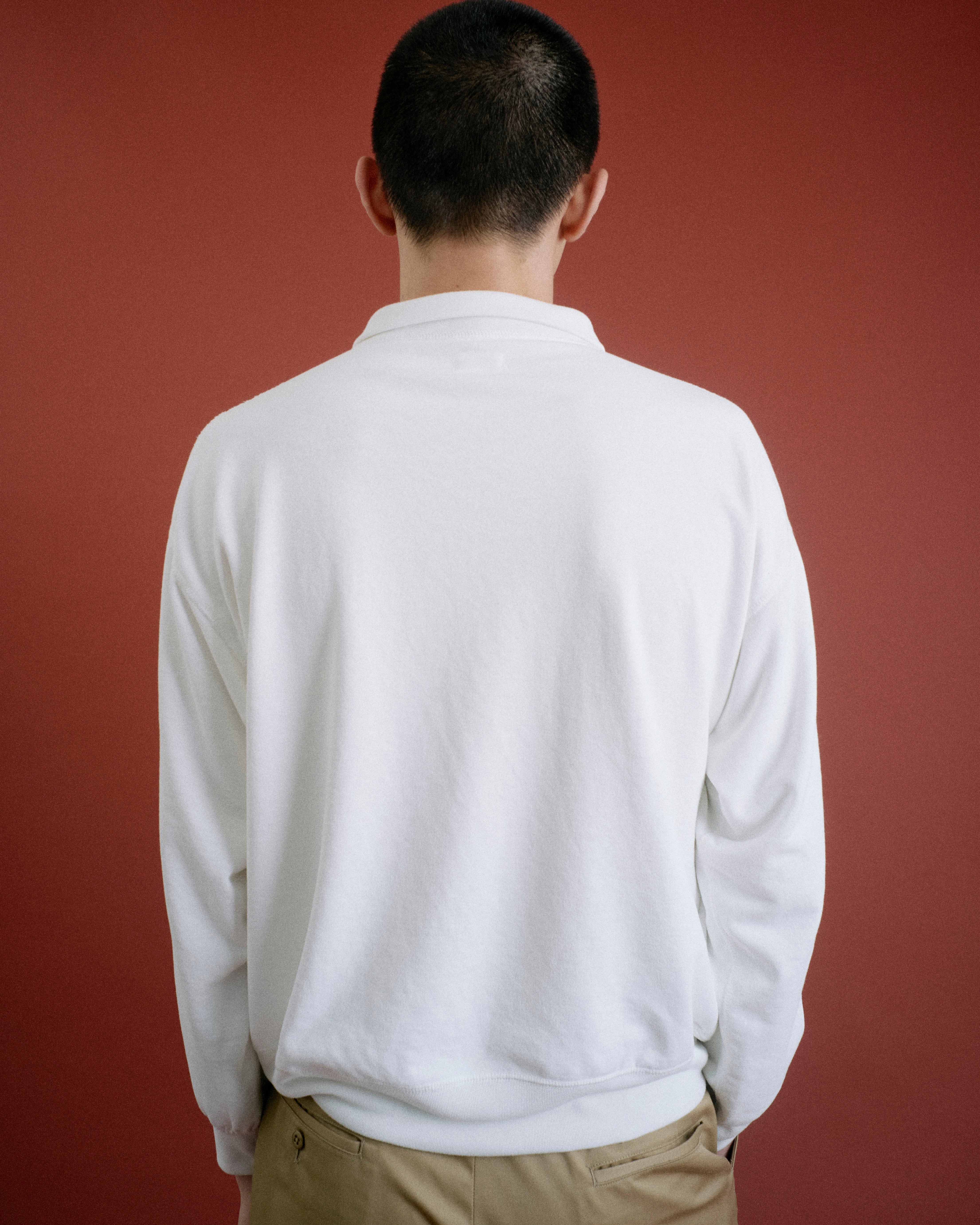 HALF ZIP LONG SLEEVE SHIRT(ハーフジップロングスリーブシャツ)|FOUNDOUR(ファウンダ)ONLINE STORE