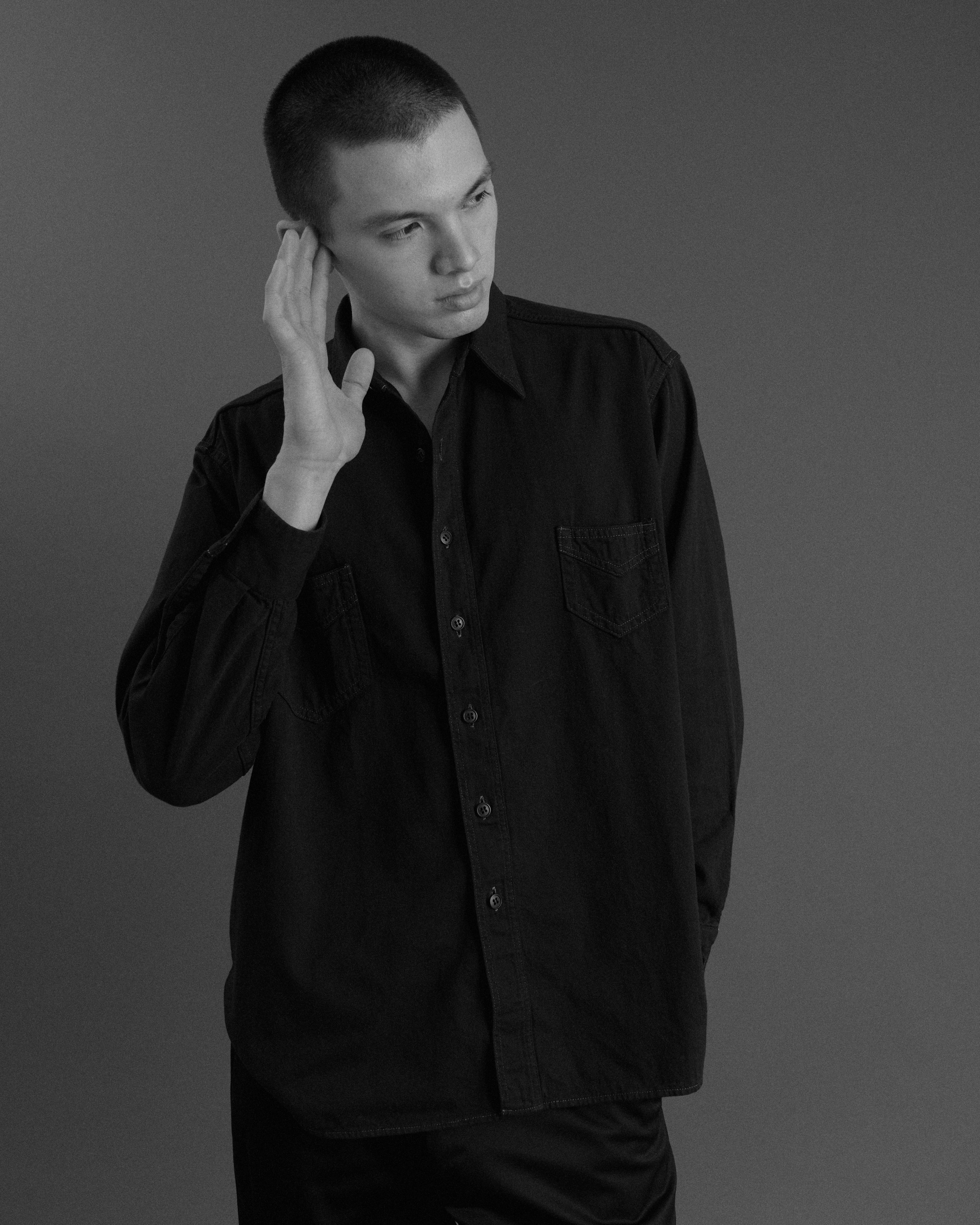 DENIM BLACK DYED SHIRT(デニムブラックダイシャツ)|FOUNDOUR(ファウンダ)ONLINE STORE