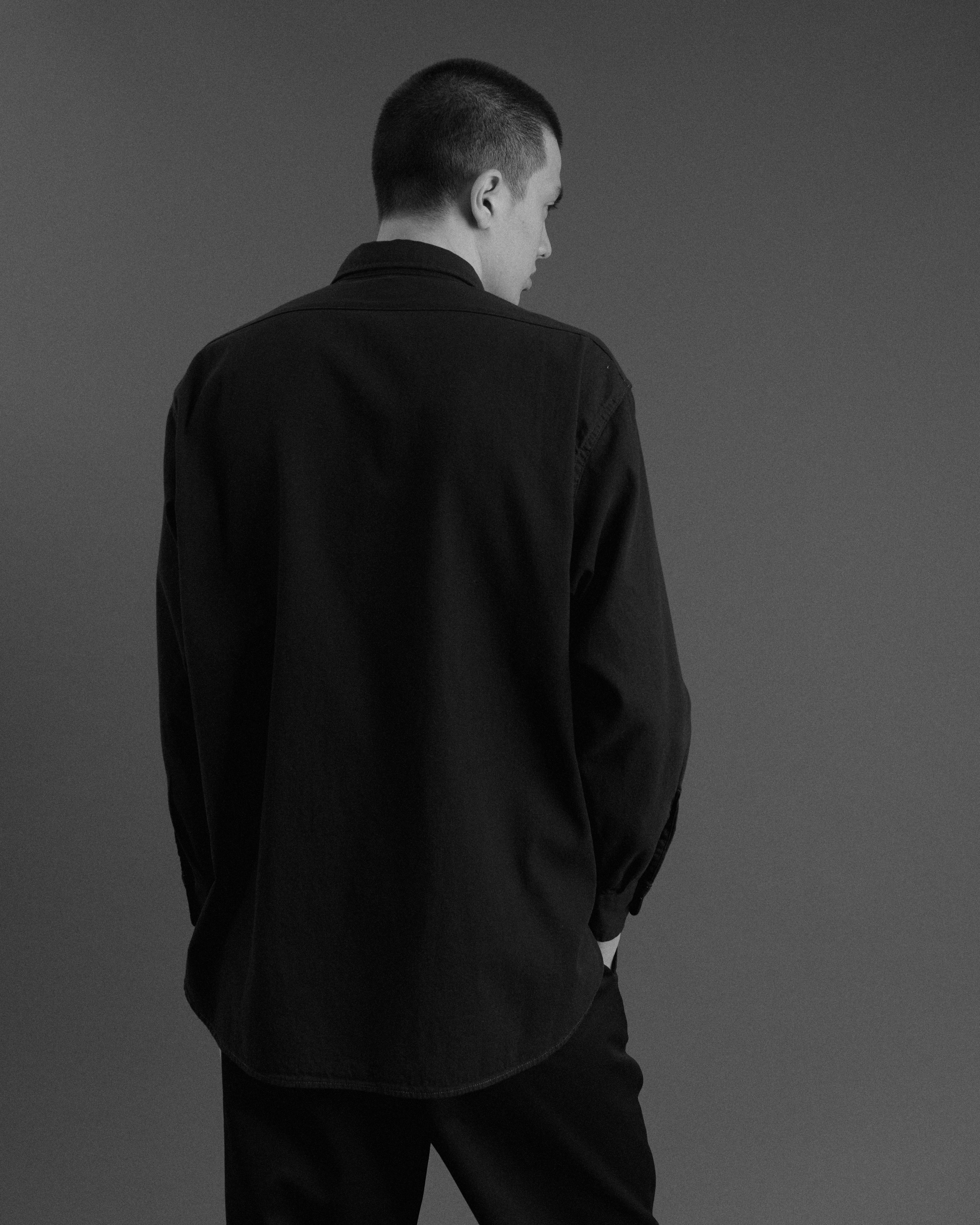 DENIM BLACK DYED SHIRT(デニムブラックダイシャツ)|FOUNDOUR(ファウンダ)ONLINE STORE