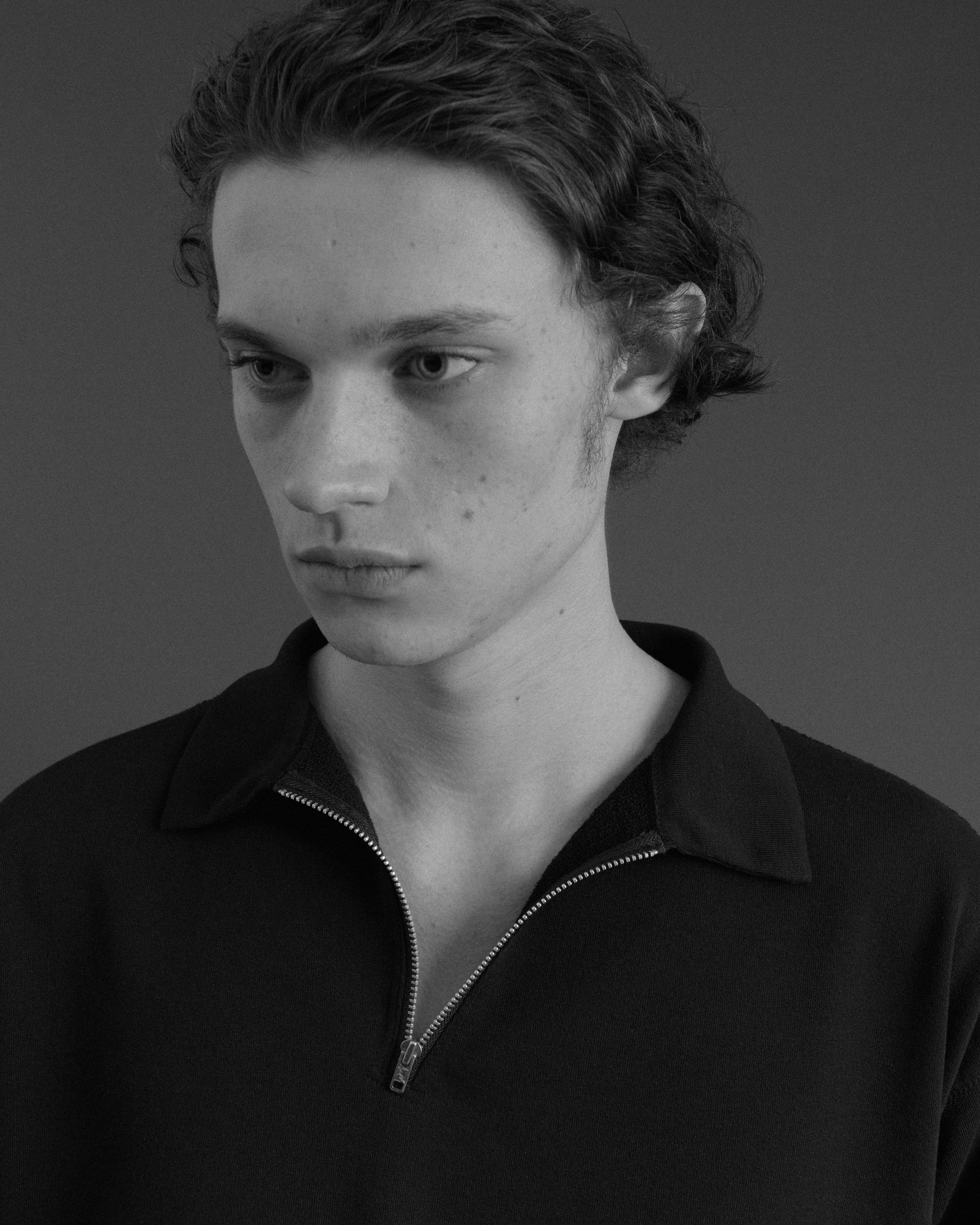 HALF ZIP LONG SLEEVE SHIRT(ハーフジップロングスリーブシャツ)|FOUNDOUR(ファウンダ)ONLINE STORE