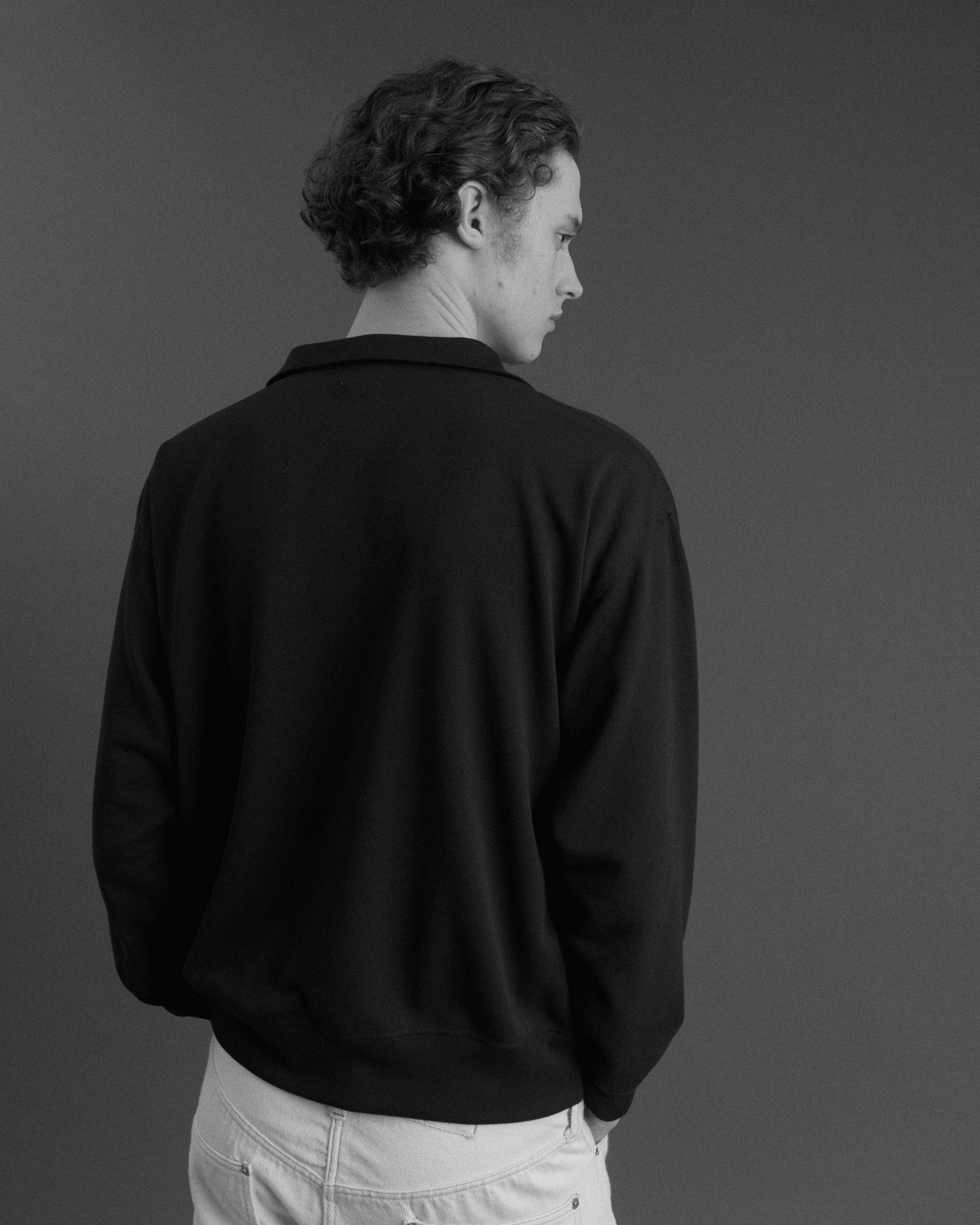 HALF ZIP LONG SLEEVE SHIRT(ハーフジップロングスリーブシャツ)|FOUNDOUR(ファウンダ)ONLINE STORE