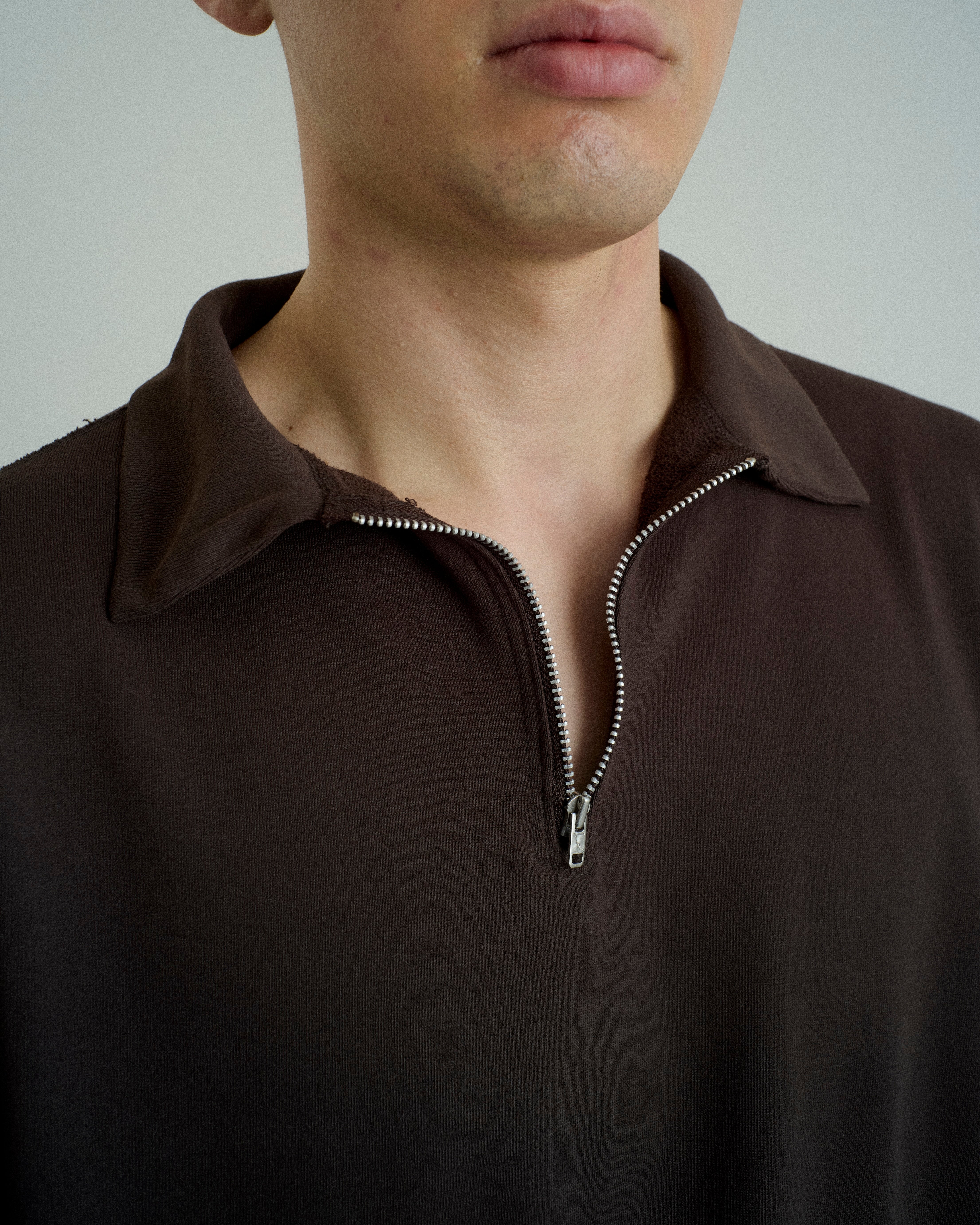 HALF ZIP LONG SLEEVE SHIRT(ハーフジップロングスリーブシャツ)|FOUNDOUR(ファウンダ)ONLINE STORE