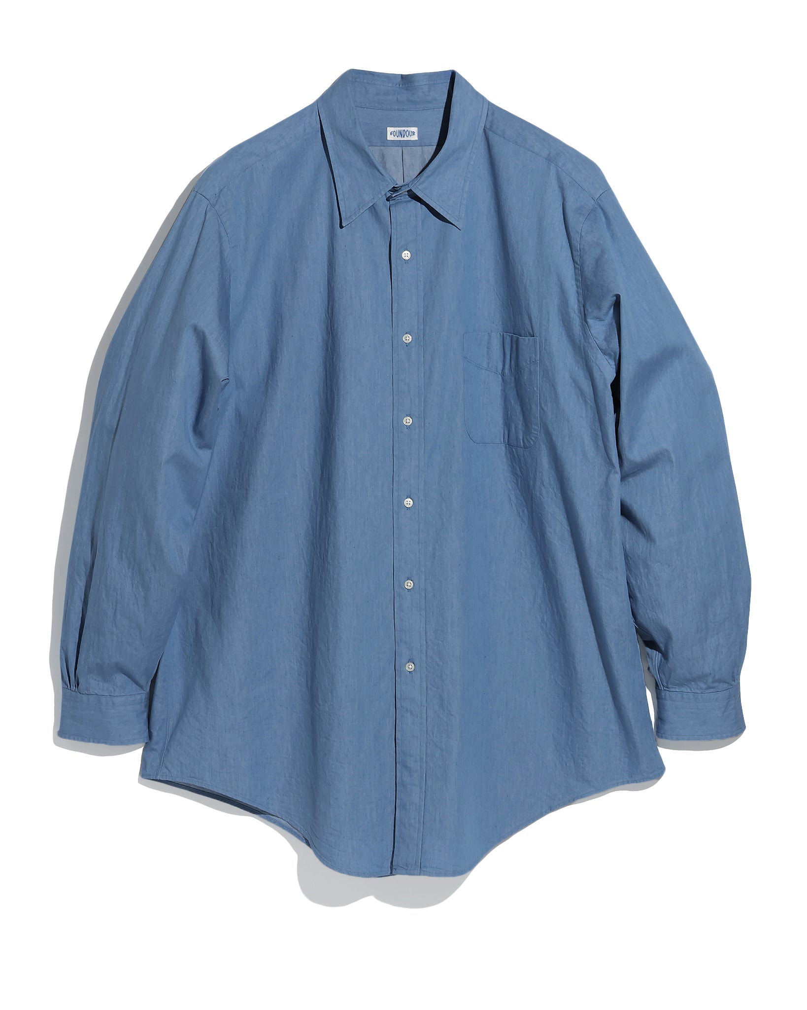 REGULAR COLLAR DENIM SHIRT（レギュラーカラーデニムシャツ）｜FOUNDOUR（ファウンダ）ONLINE STORE