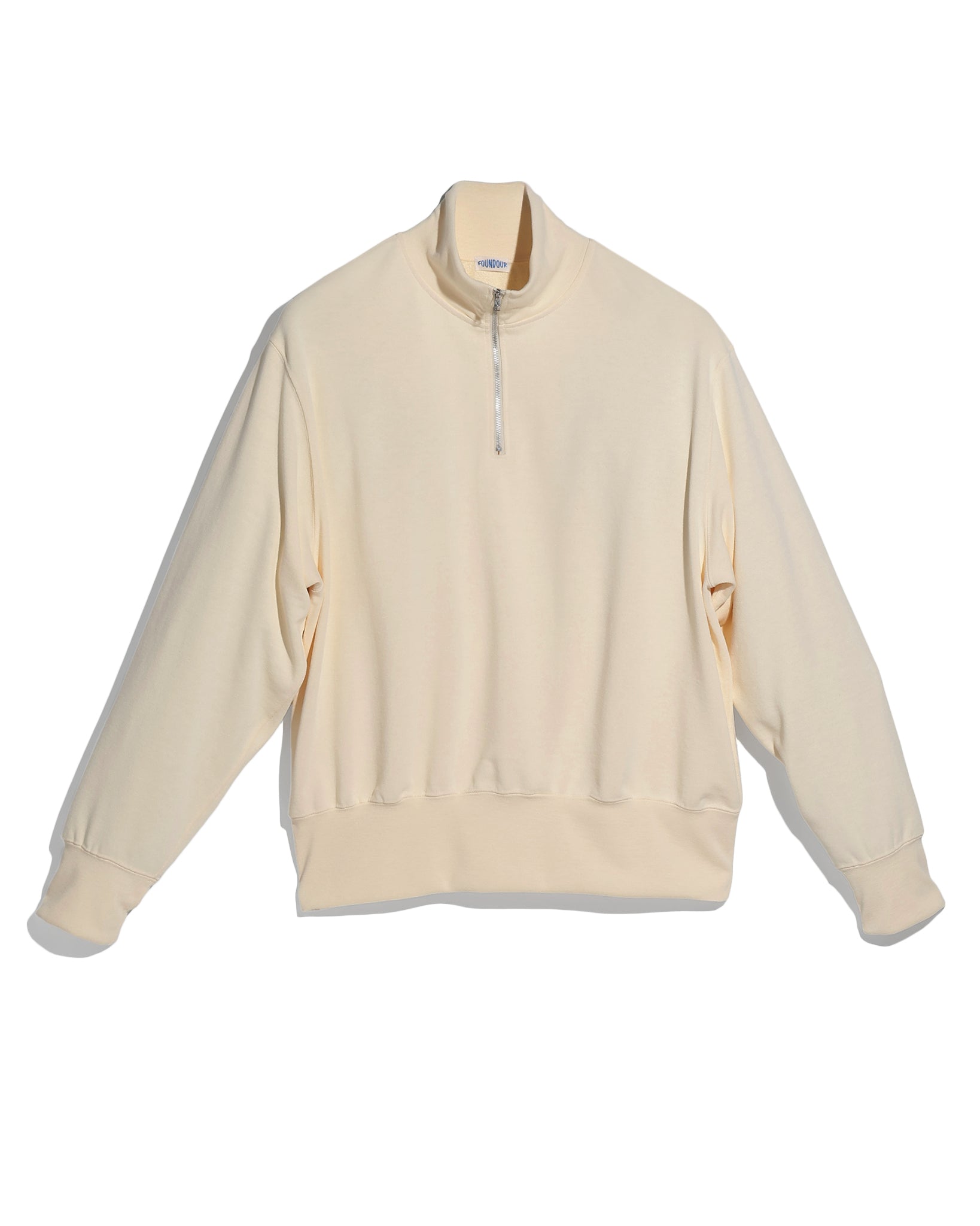 POLYESTER HALF ZIP LONG SLEEVE SHIRT（ポリエステルハーフジップロングスリーブシャツ）｜FOUNDOUR（ファウンダ）ONLINE STORE