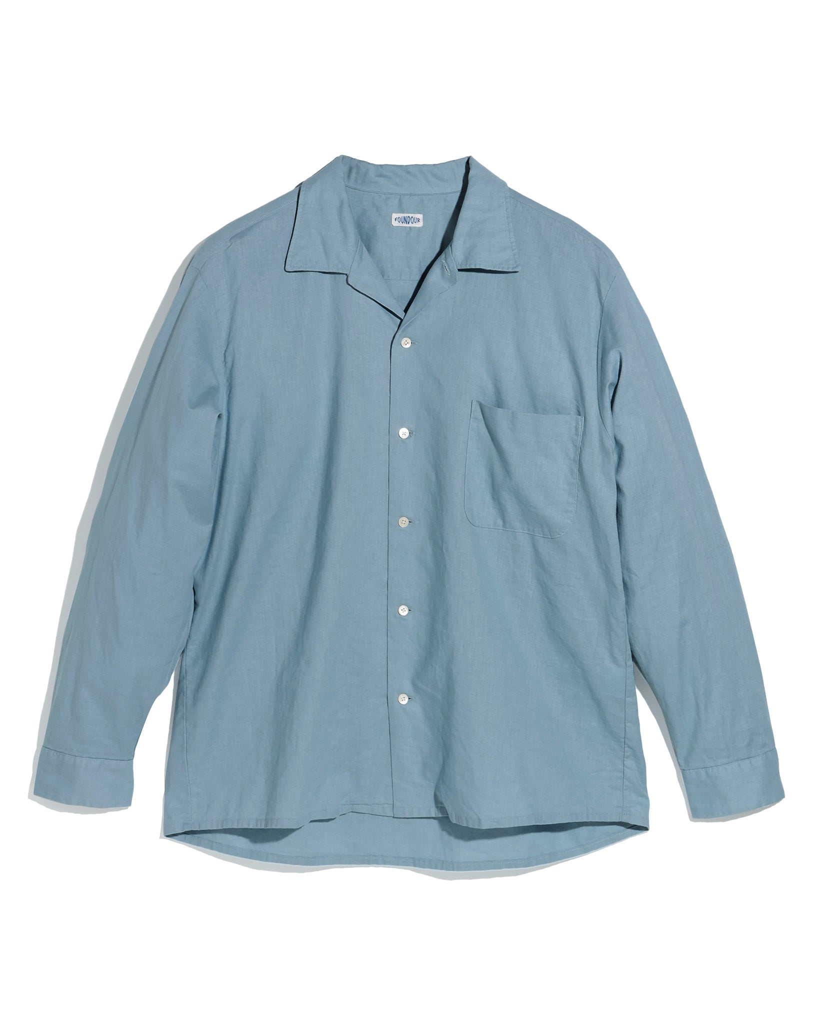 トップス FOUNDOUR REGULAR COLLAR SHIRT OPEN COLLAR SHIRT（オープンカラーシャツ）｜FOUNDOUR（ファウンダ