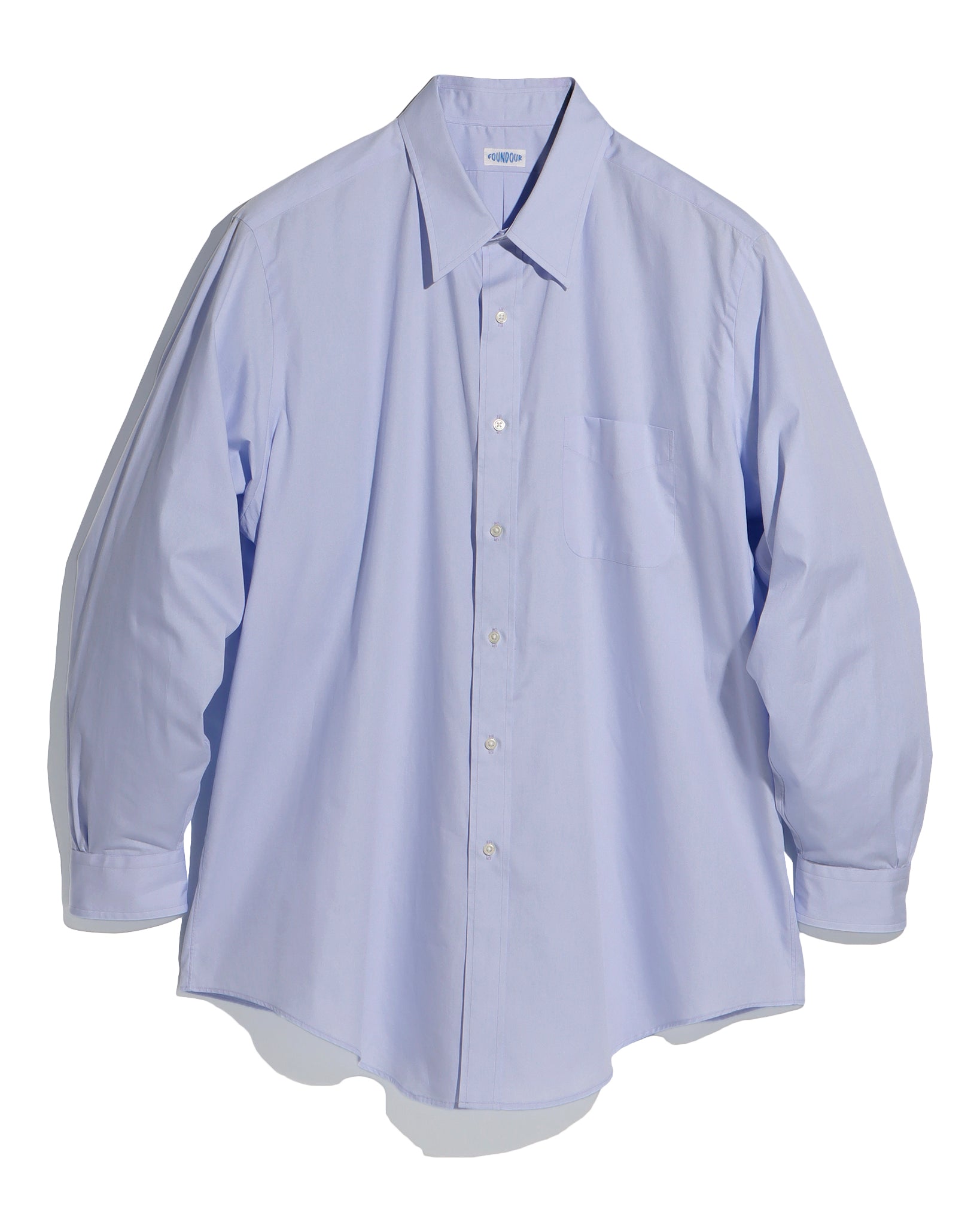 トップス FOUNDOUR BROARD REGULAR COLLAR SHIRT 1 COTTON BROAD REGULAR COLLAR SHIRT（コットンブロードレギュラー