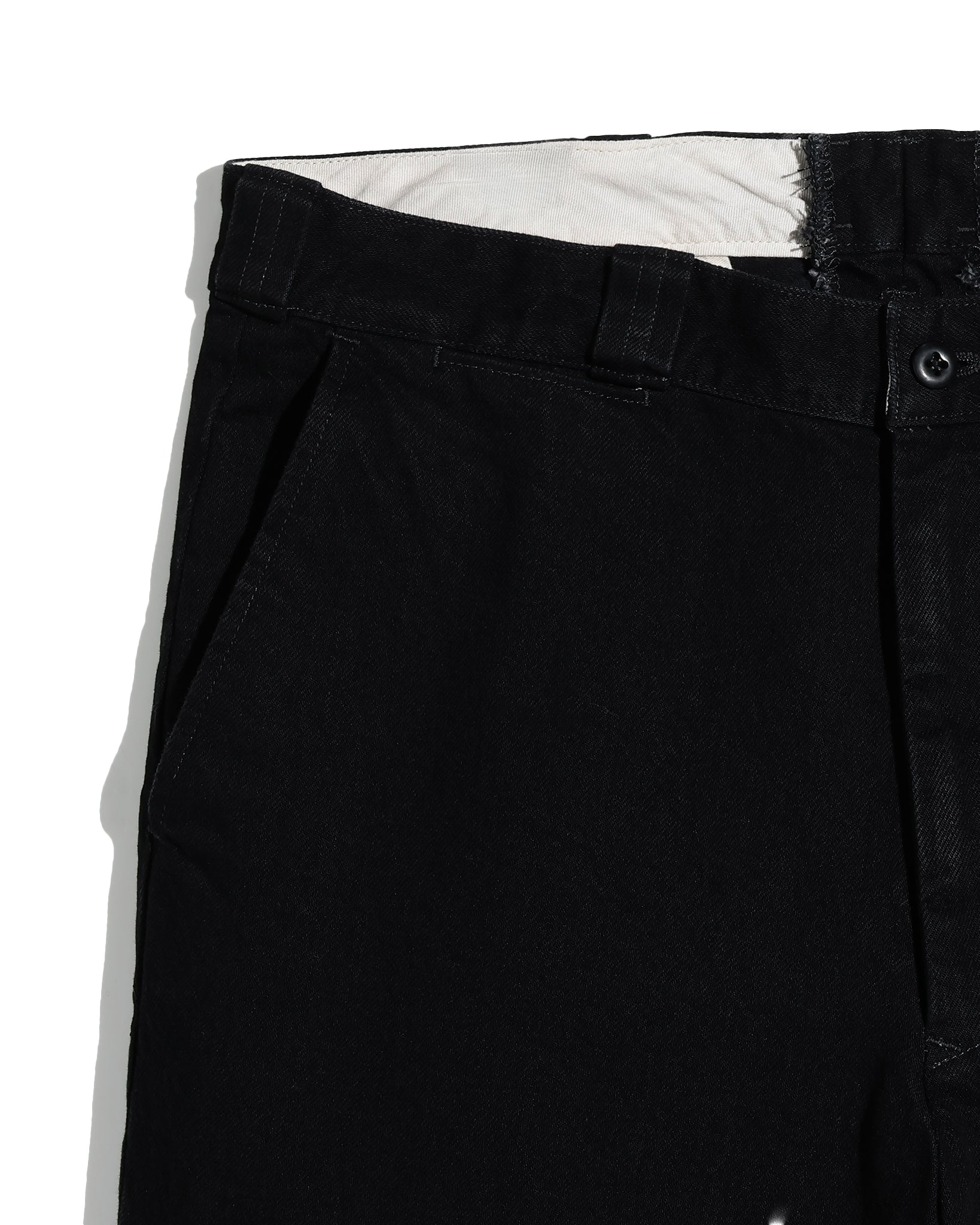 パンツ Foundour 26SS BLACK DENIM TROUSERS BLACK DENIM TROUSERS（ブラックデニムトラウザーズ）｜FOUNDOUR