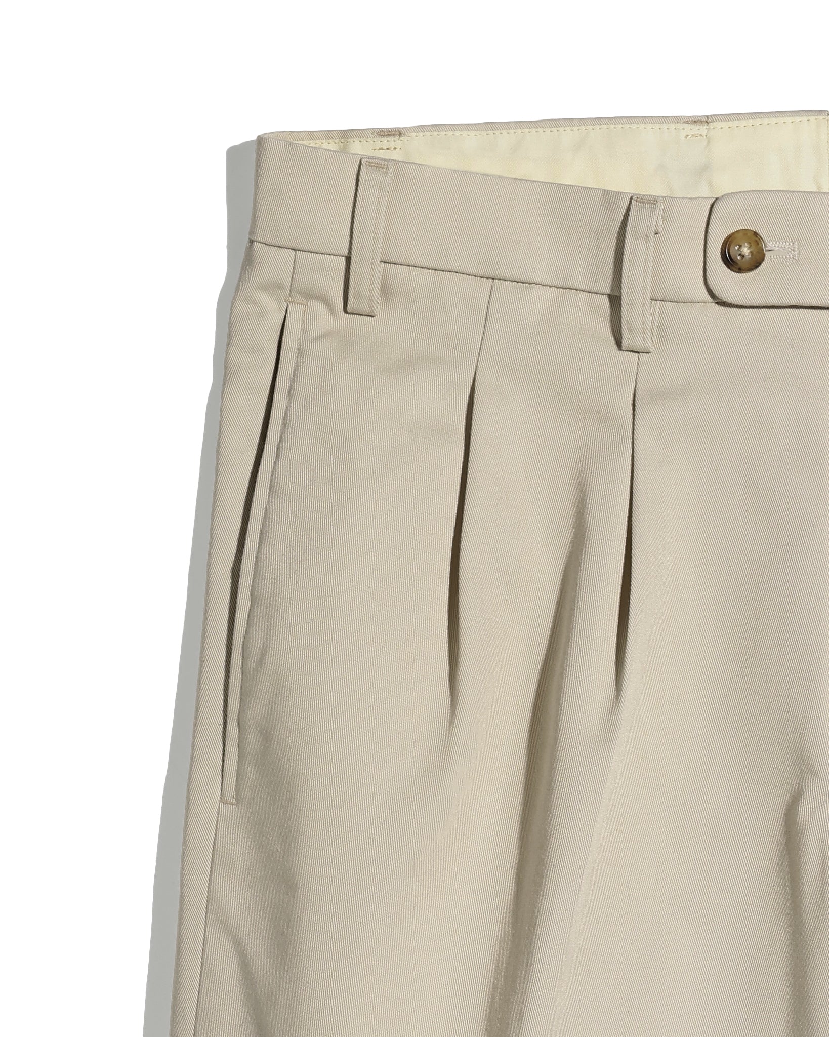 T/C TWILL TUCK TROUSERS（テトロンコットンツイルタックトラウザー