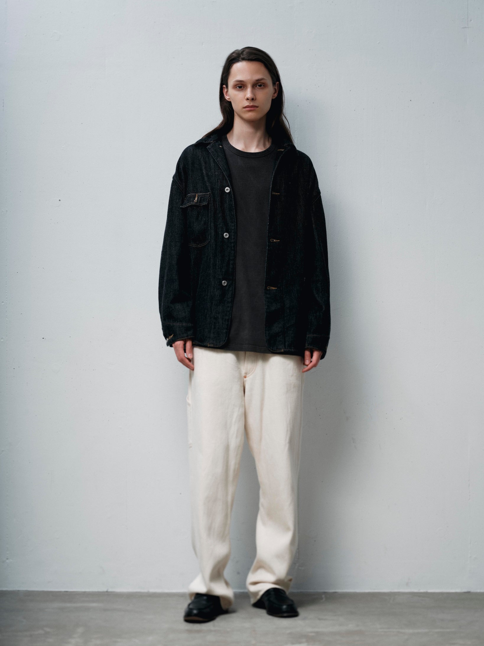 LOOSELY WOVEN DENIM COVERALL（ルーズリーウーヴンデニムカバーオール）｜FOUNDOUR（ファウンダ）ONLINE STORE
