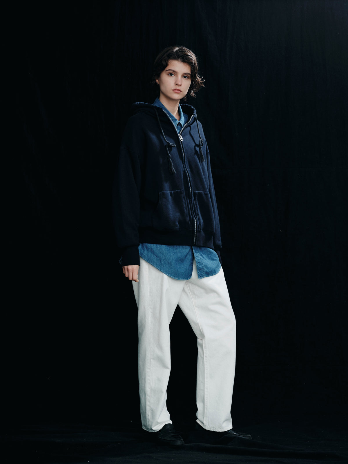 COTTON FRENCH TERRY ZIP UP HOODIE（コットンフレンチテリージップアップフーディー）｜FOUNDOUR（ファウンダ）ONLINE STORE