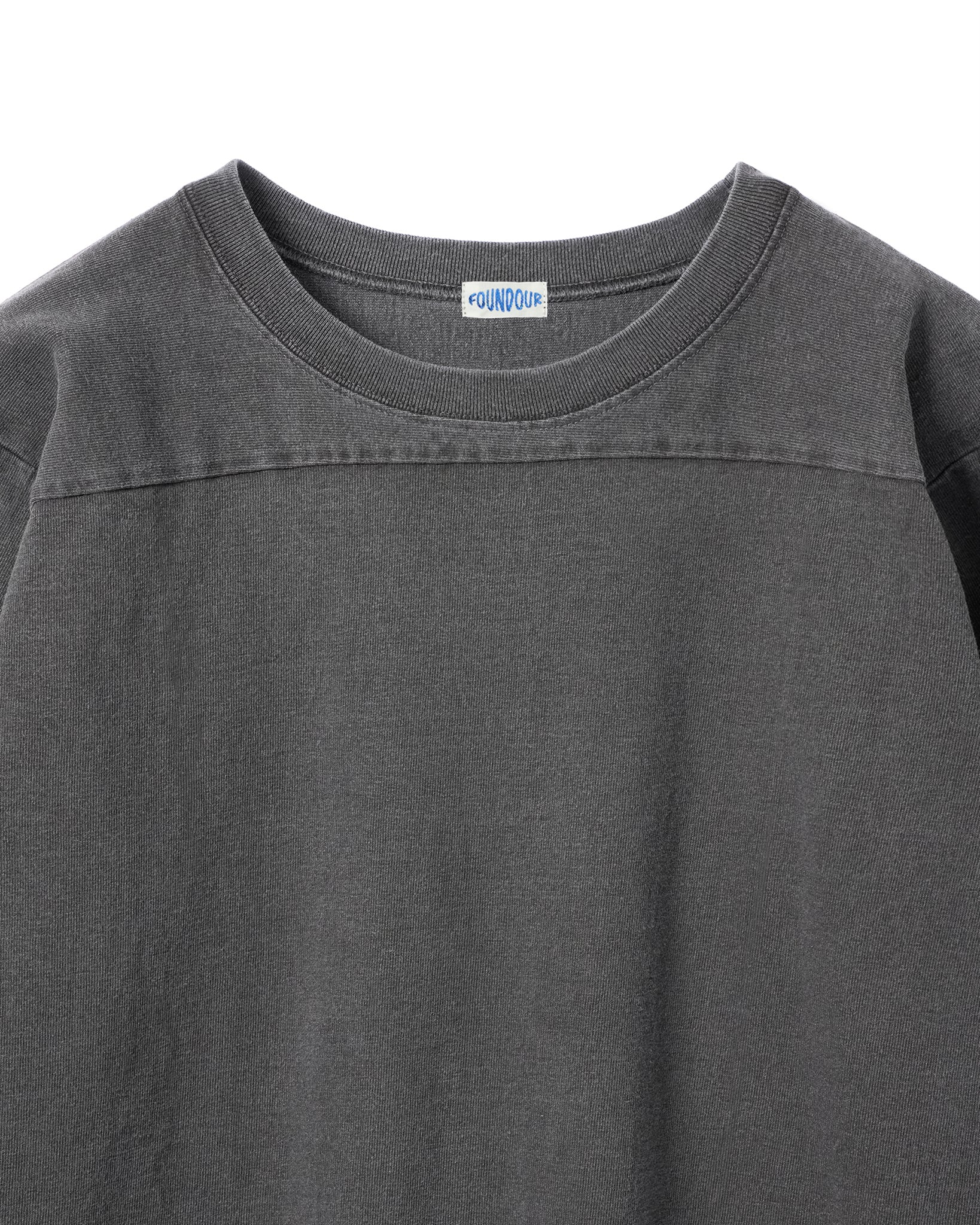 COTTON BD FADE  FOOTBALL TEE（コットンボタンダウンフェードフットボールTシャツ）｜FOUNDOUR（ファウンダ）ONLINE STORE