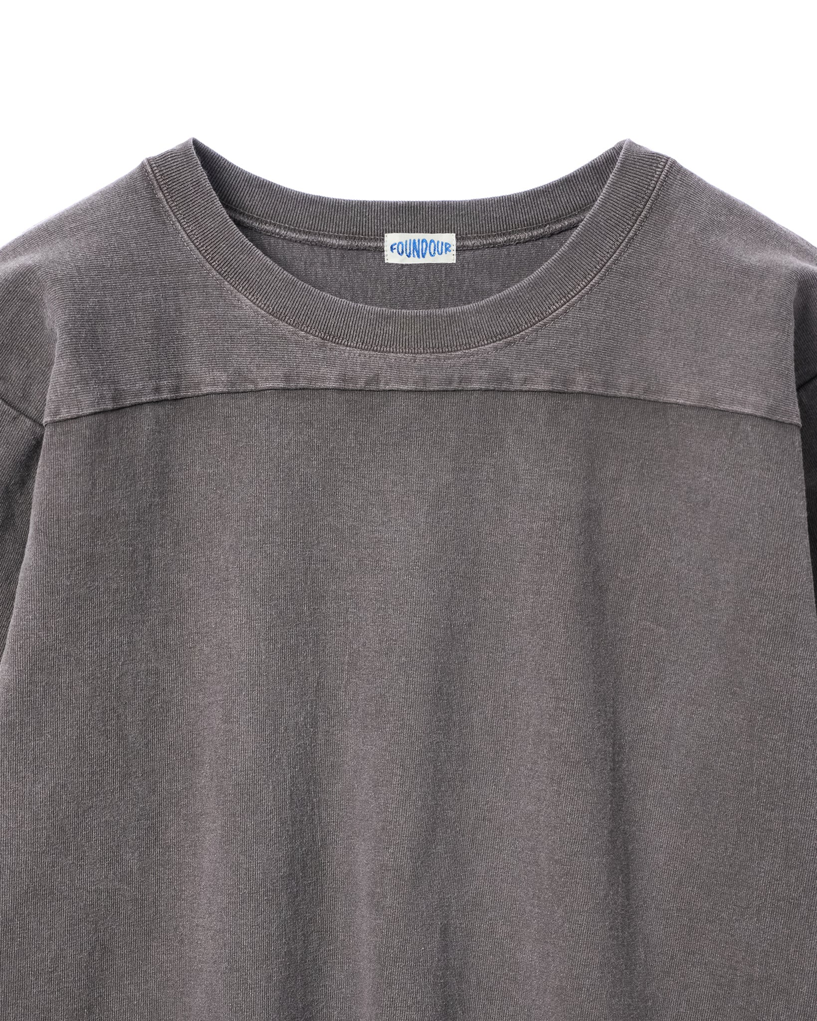 COTTON BD FADE  FOOTBALL TEE（コットンボタンダウンフェードフットボールTシャツ）｜FOUNDOUR（ファウンダ）ONLINE STORE