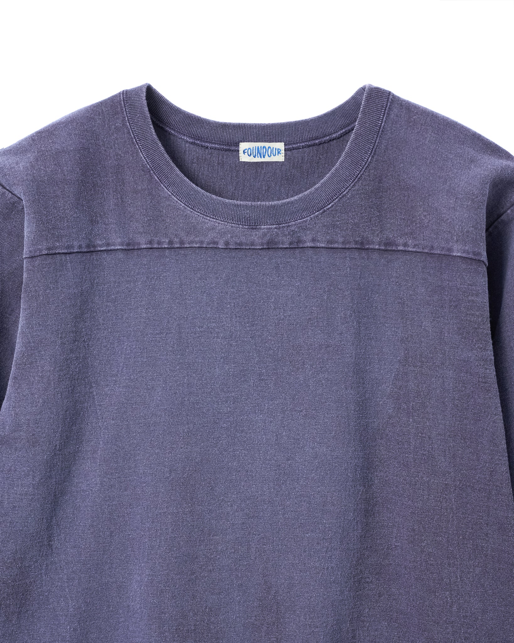 COTTON BD FADE  FOOTBALL TEE（コットンボタンダウンフェードフットボールTシャツ）｜FOUNDOUR（ファウンダ）ONLINE STORE
