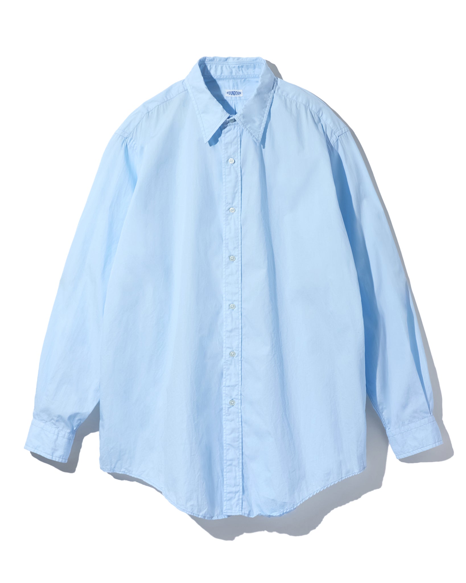 COTTON BROAD REGULAR COLLAR SHIRT（コットンブロードレギュラーカラーシャツ）｜FOUNDOUR（ファウンダ）ONLINE STORE