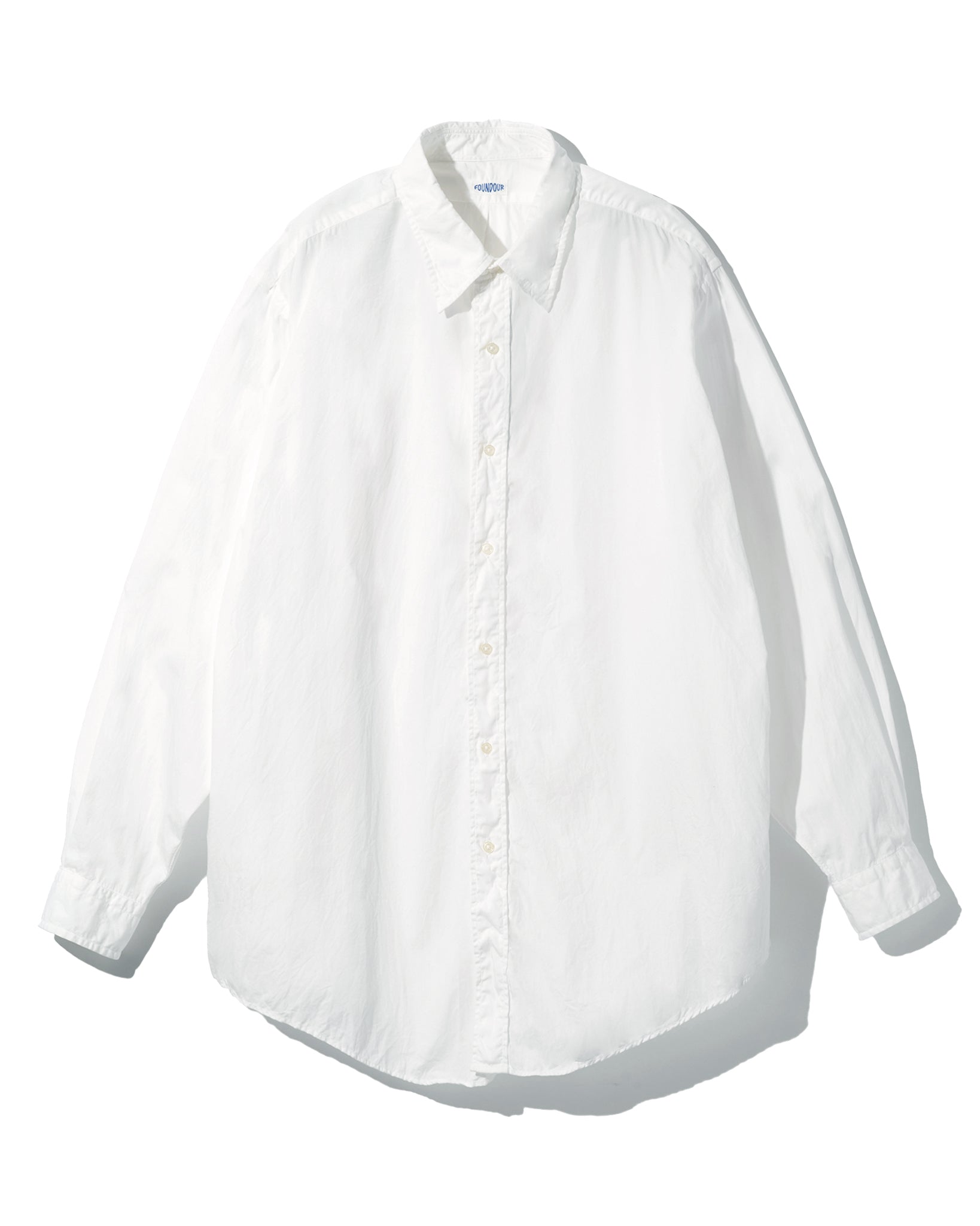 COTTON BROAD REGULAR COLLAR SHIRT（コットンブロードレギュラーカラーシャツ）｜FOUNDOUR（ファウンダ）ONLINE STORE
