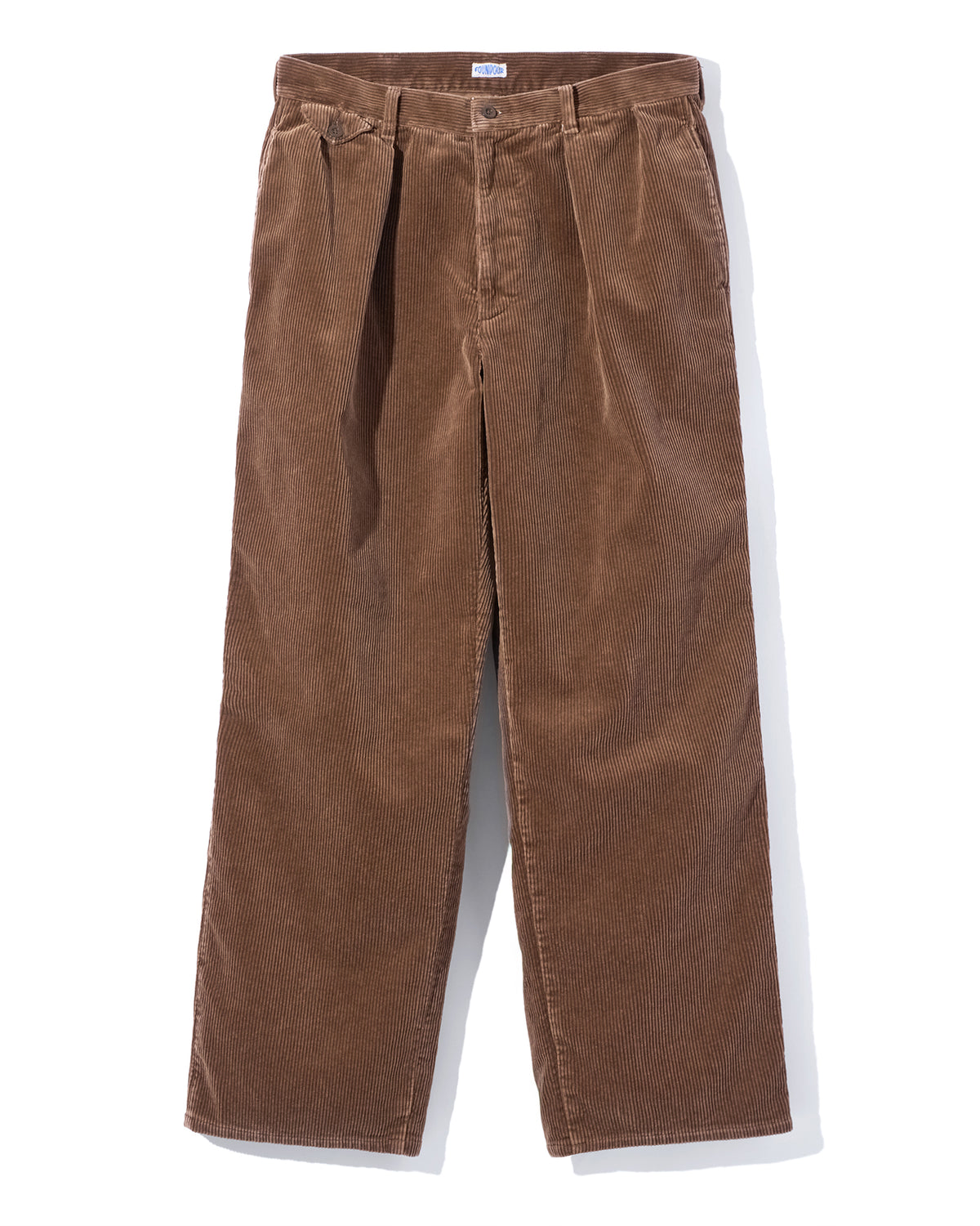 COTTON CORDUROY WIDE TUCK TROUSERS（コットンコーデュロイワイドタックトラウザー）｜FOUNDOUR（ファウンダ）ONLINE STORE
