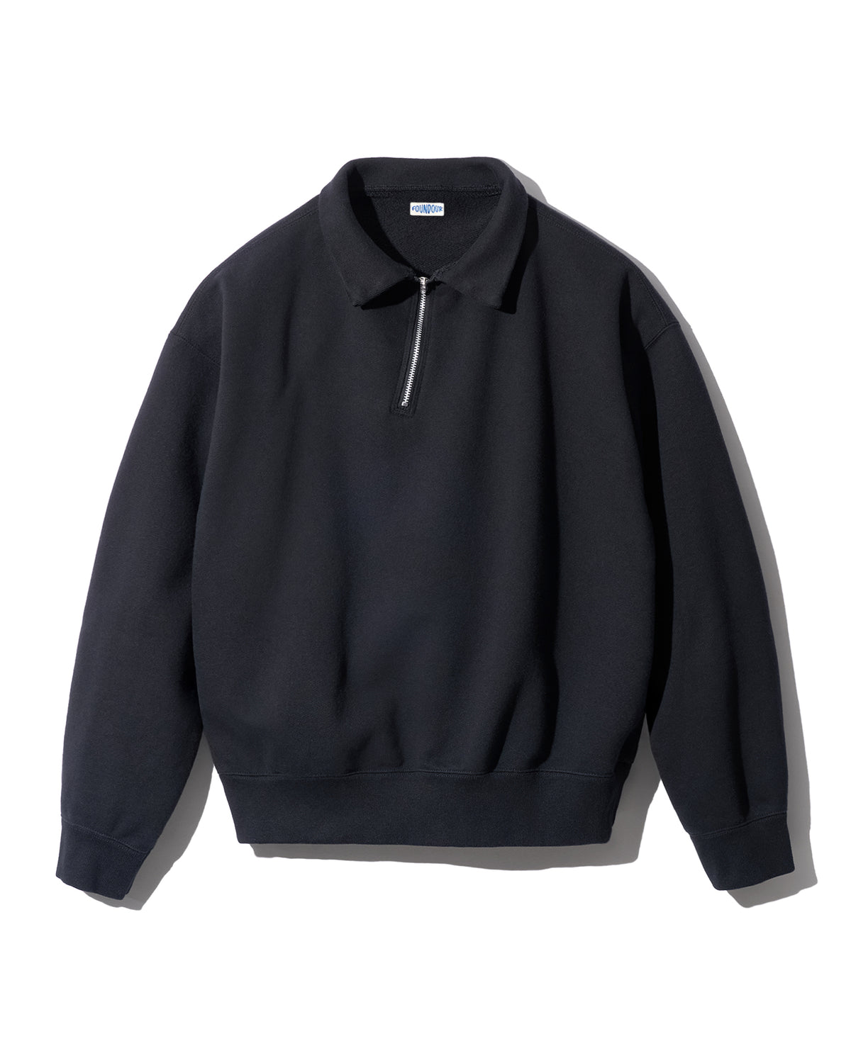 COTTON FRENCH TERRY HALF ZIP SHIRT（コットンフレンチハーフジップシャツ）｜FOUNDOUR（ファウンダ）ONLINE STORE